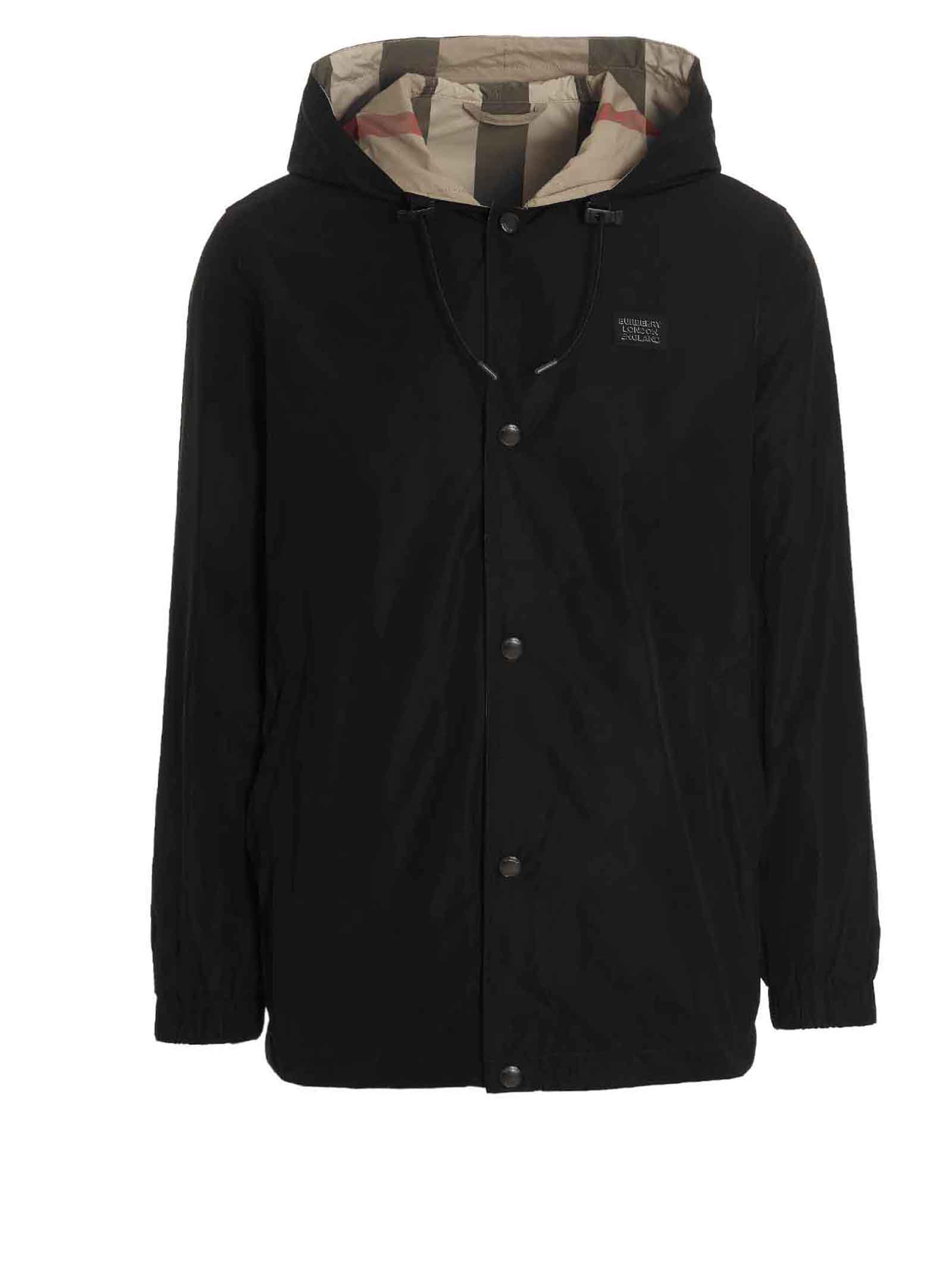 'Elmhurst' hooded reversible jacket
