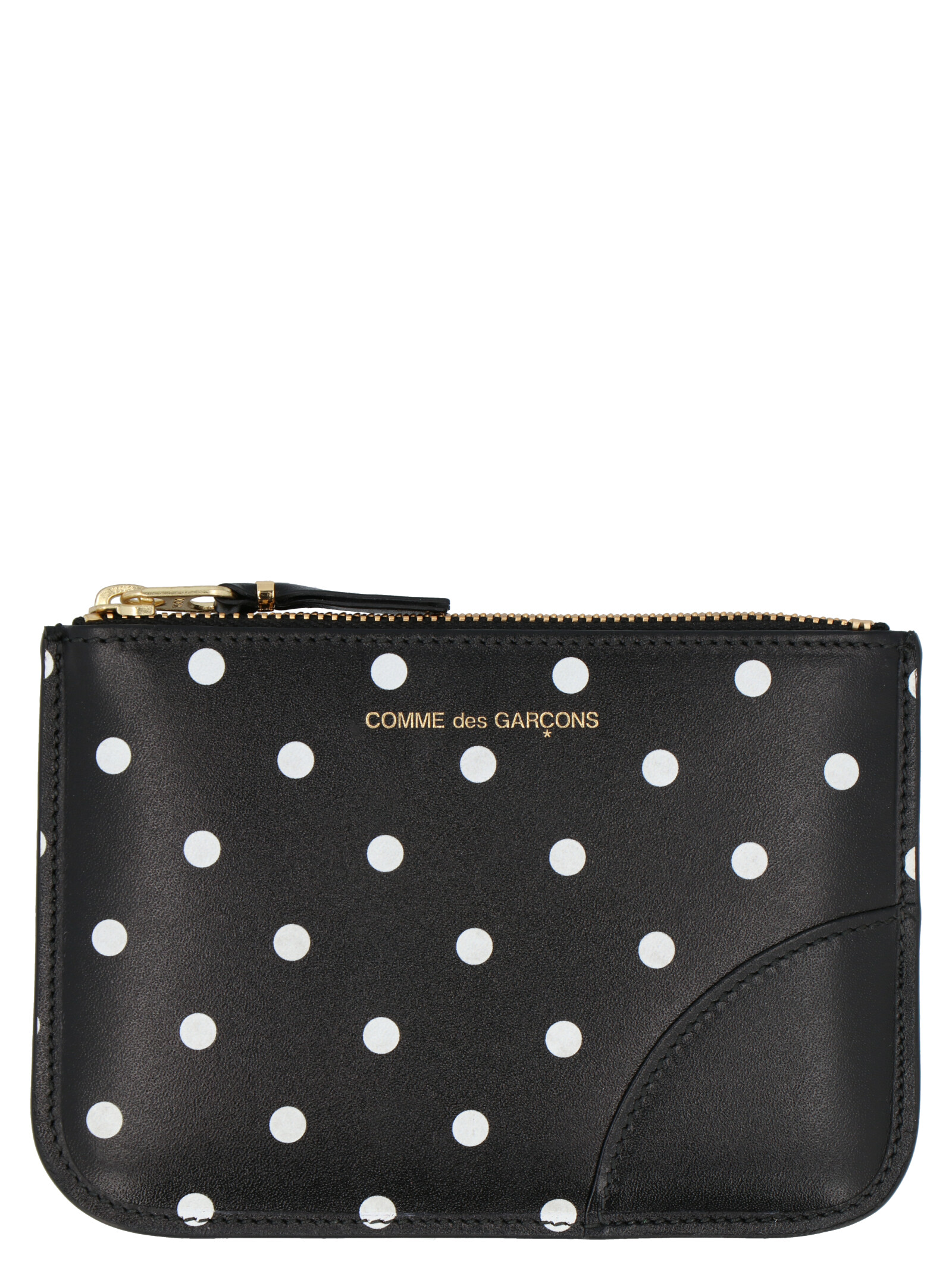 'Polka dots printed’ card holder