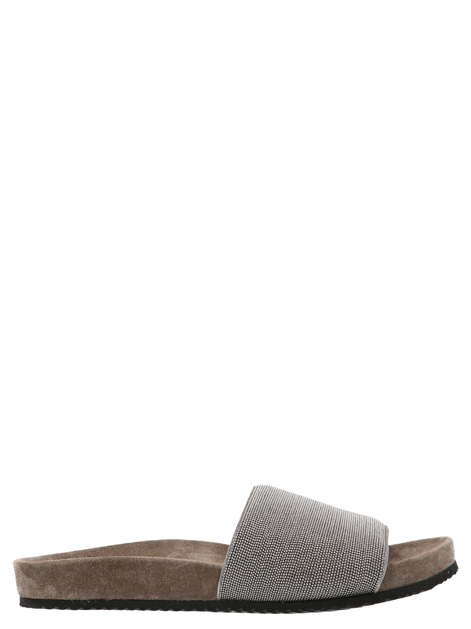 'Monile' suede slides