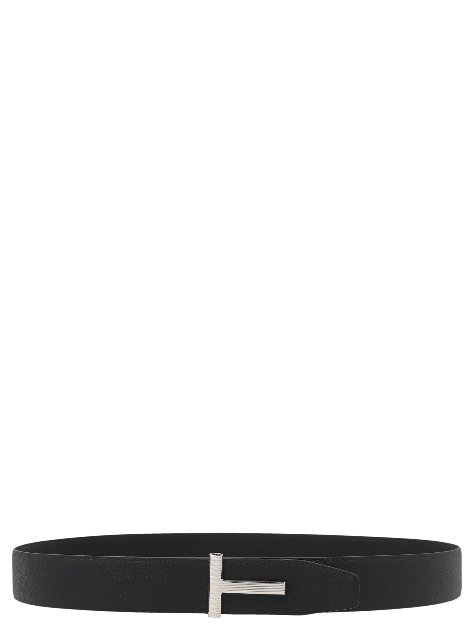 Leather reversible belt