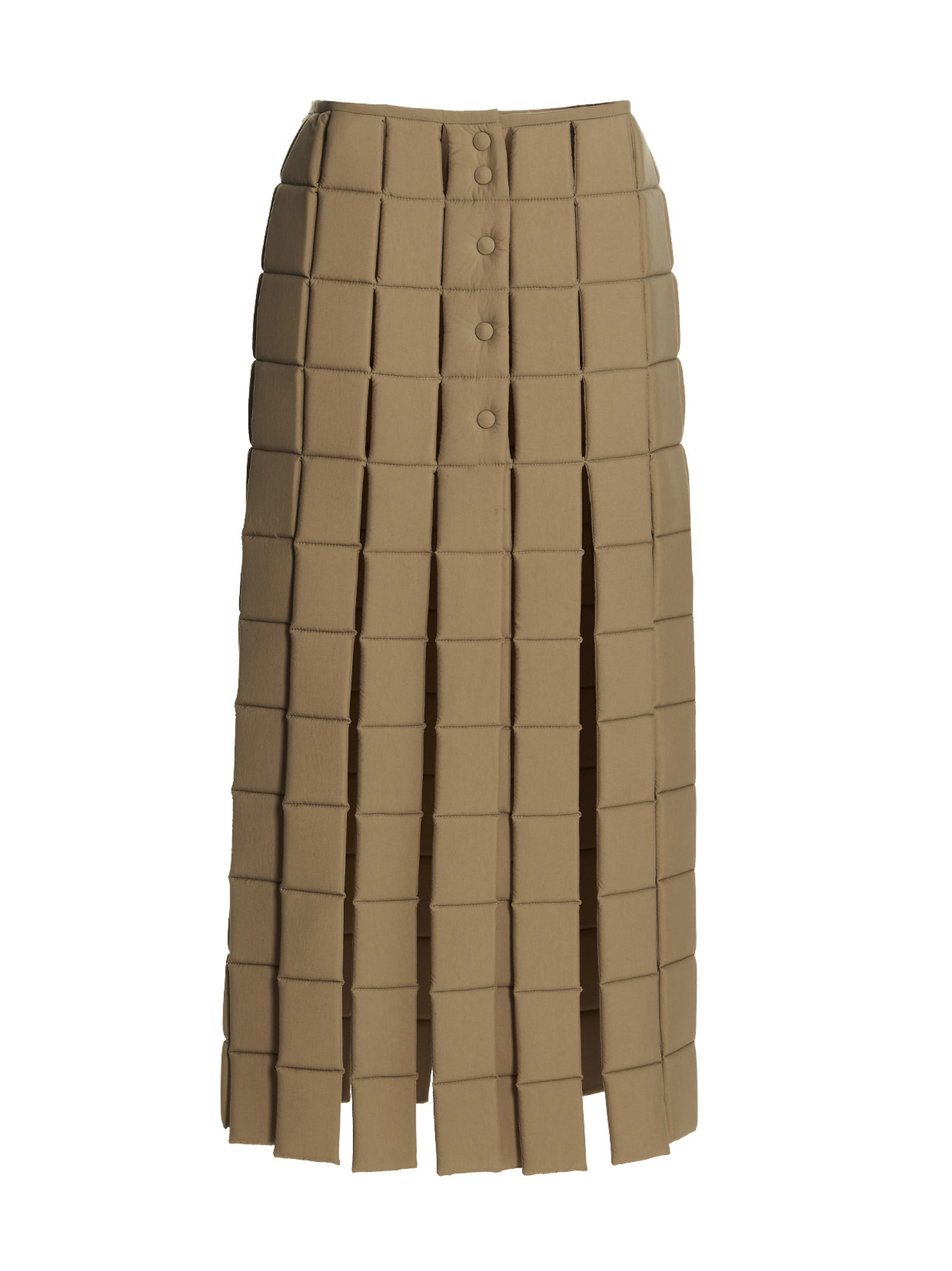 Cut-out padded skirt