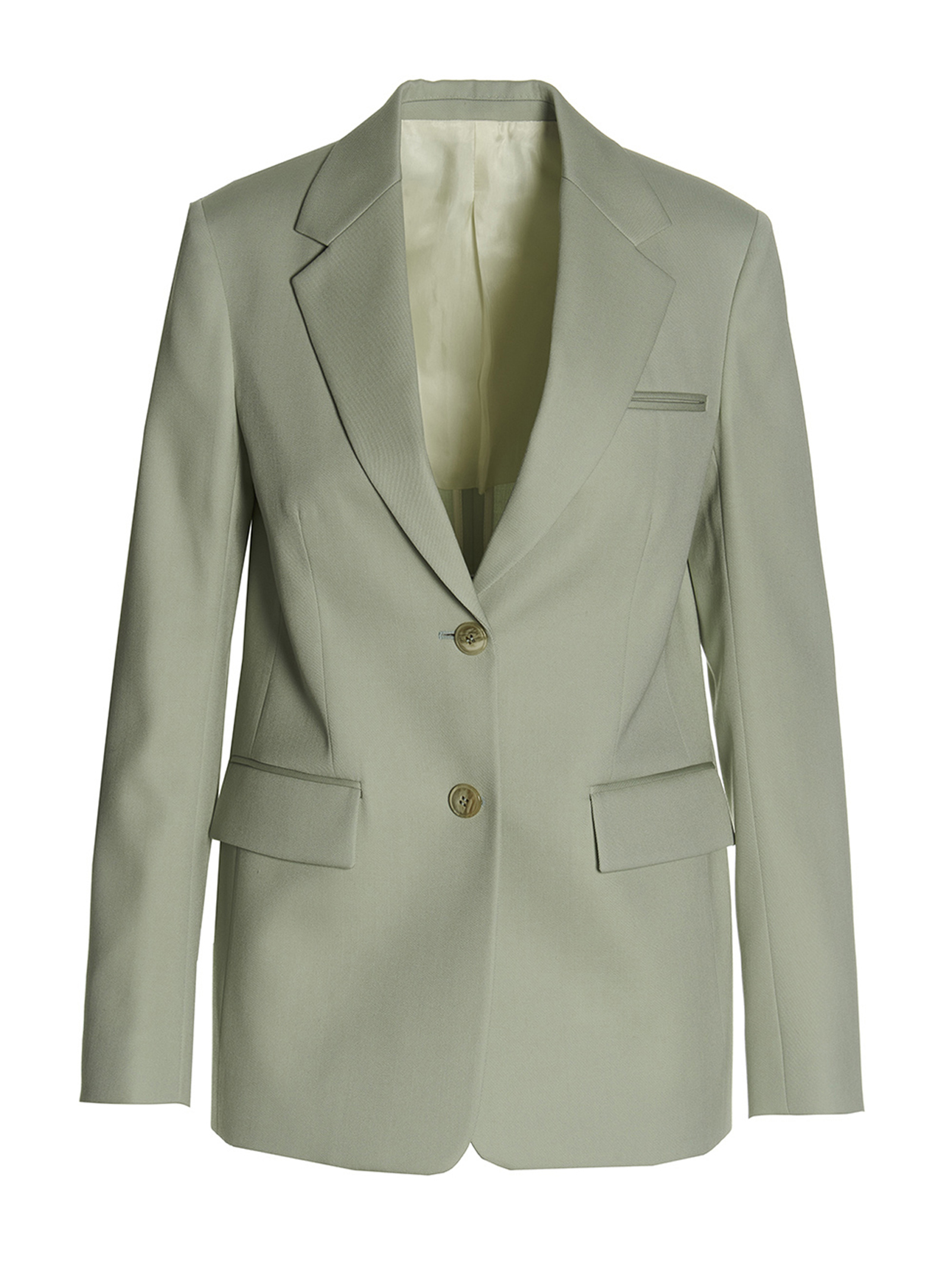 Wool single breast blazer jacket