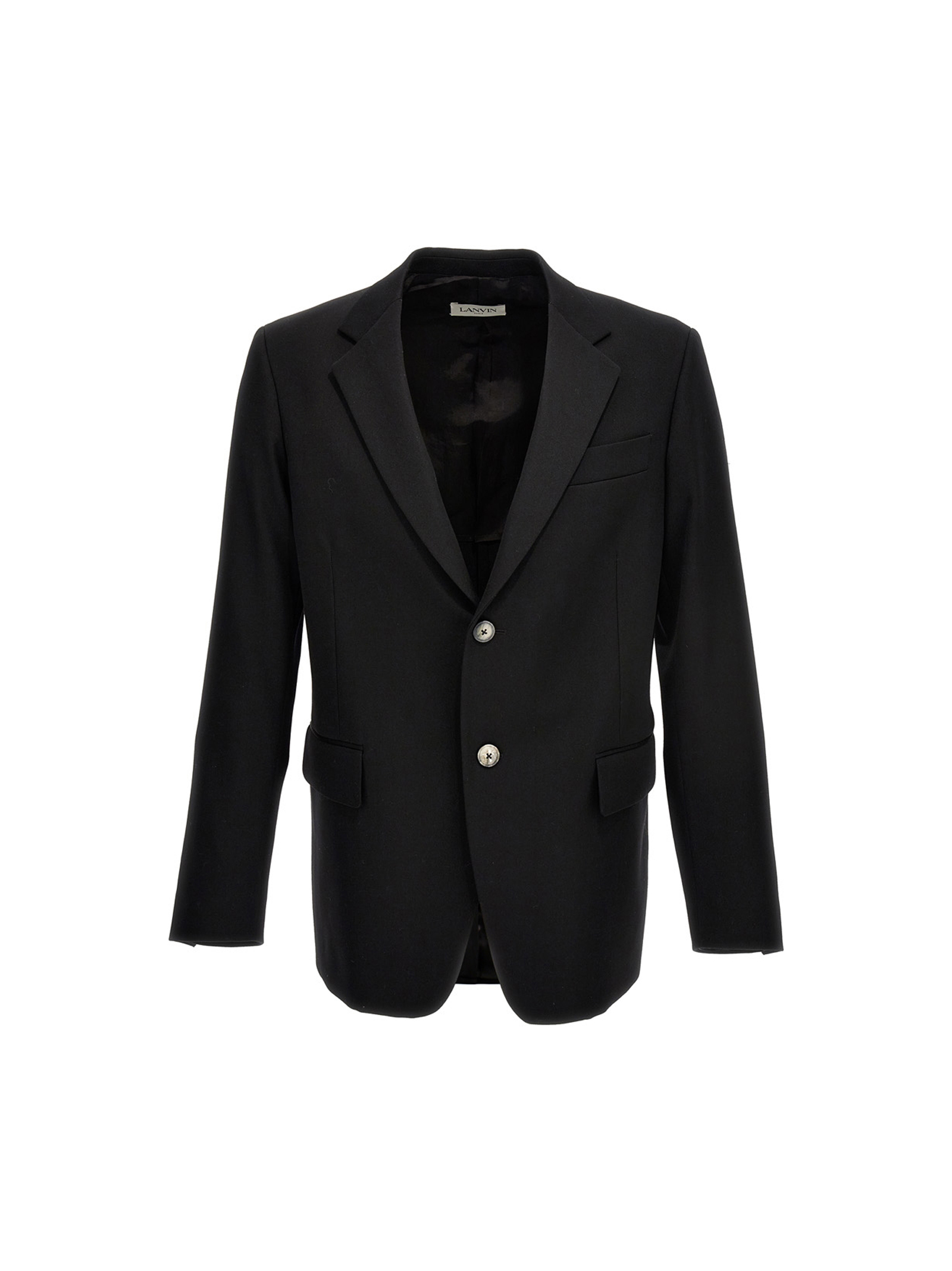 Wool single breast blazer jacket