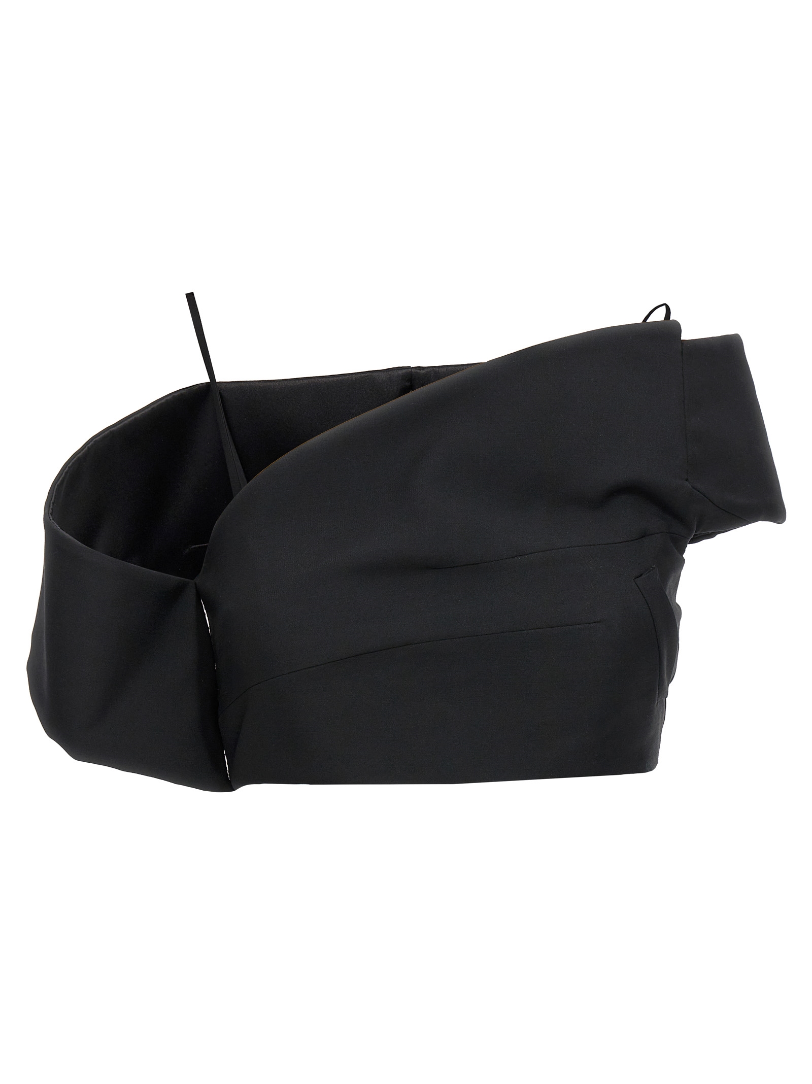 Top 'Crop Lapel Corset'
