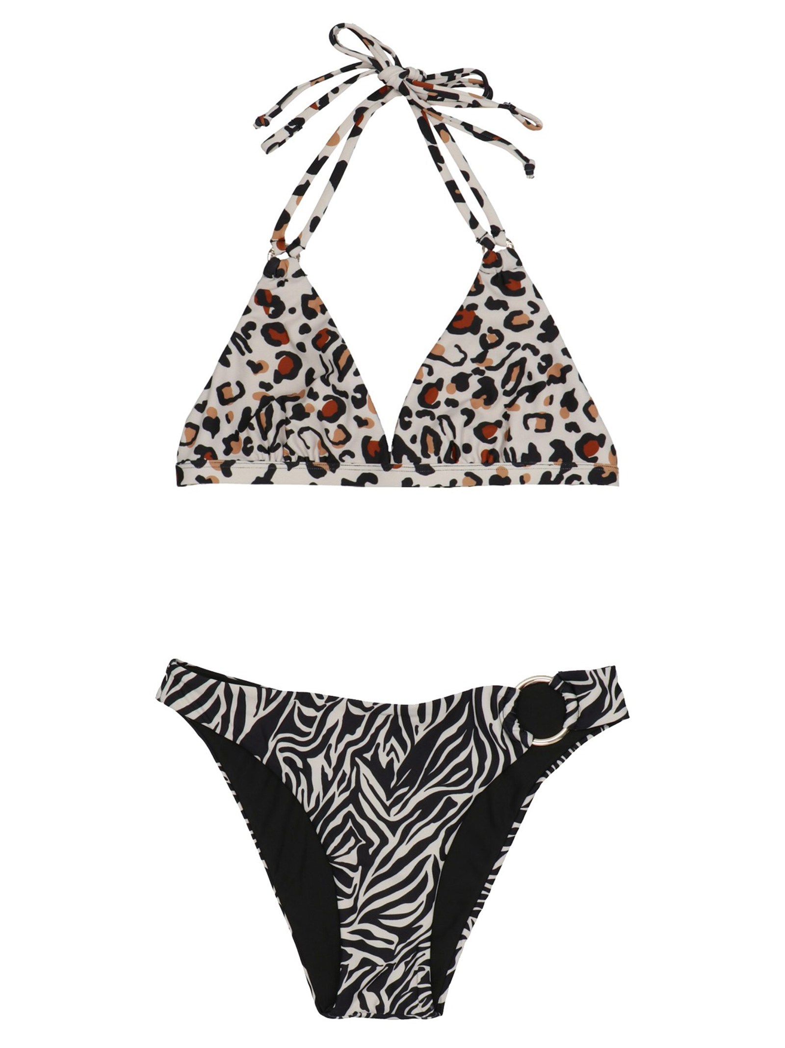 Animal print bikini