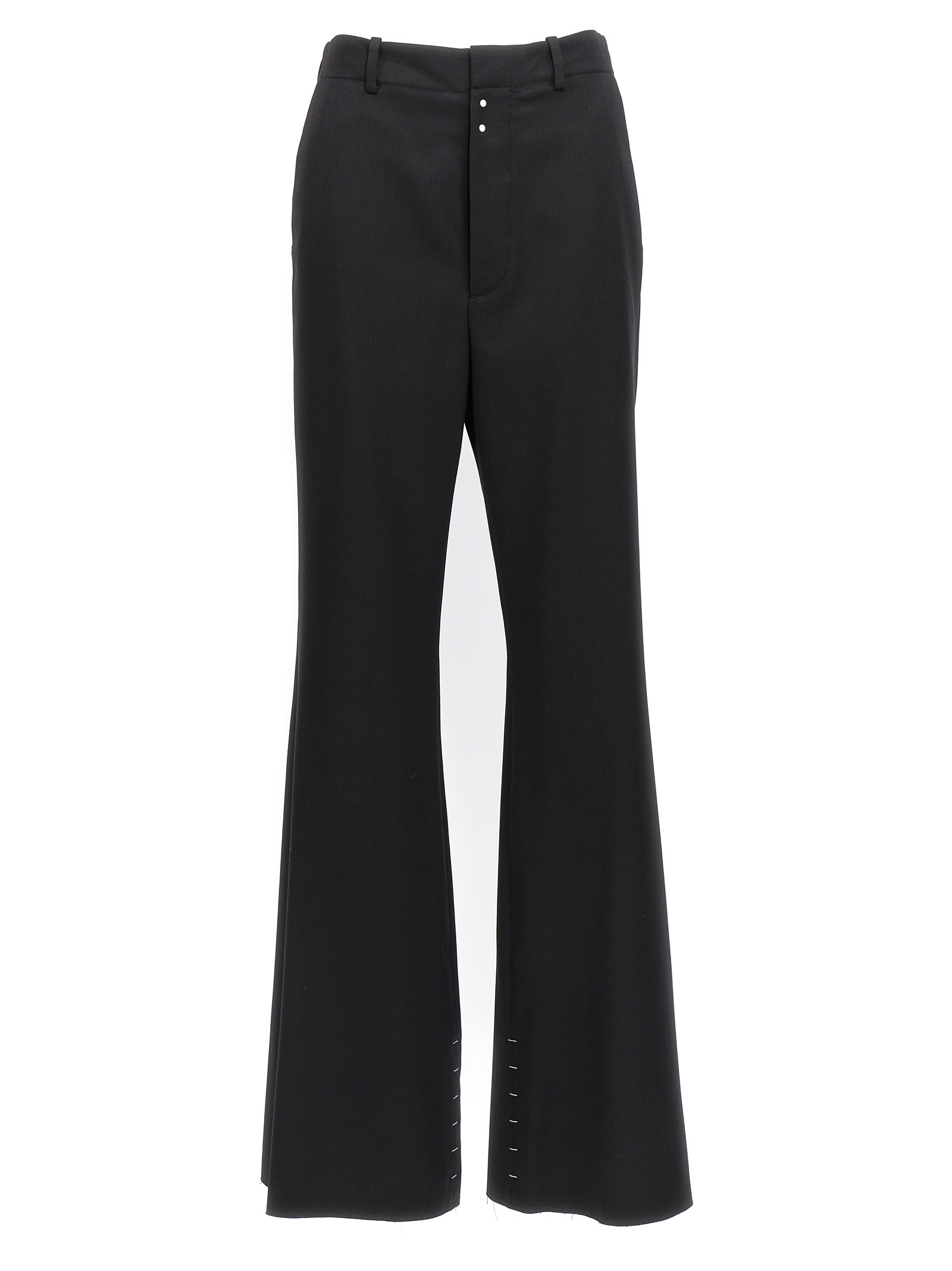 Stitching flared pants