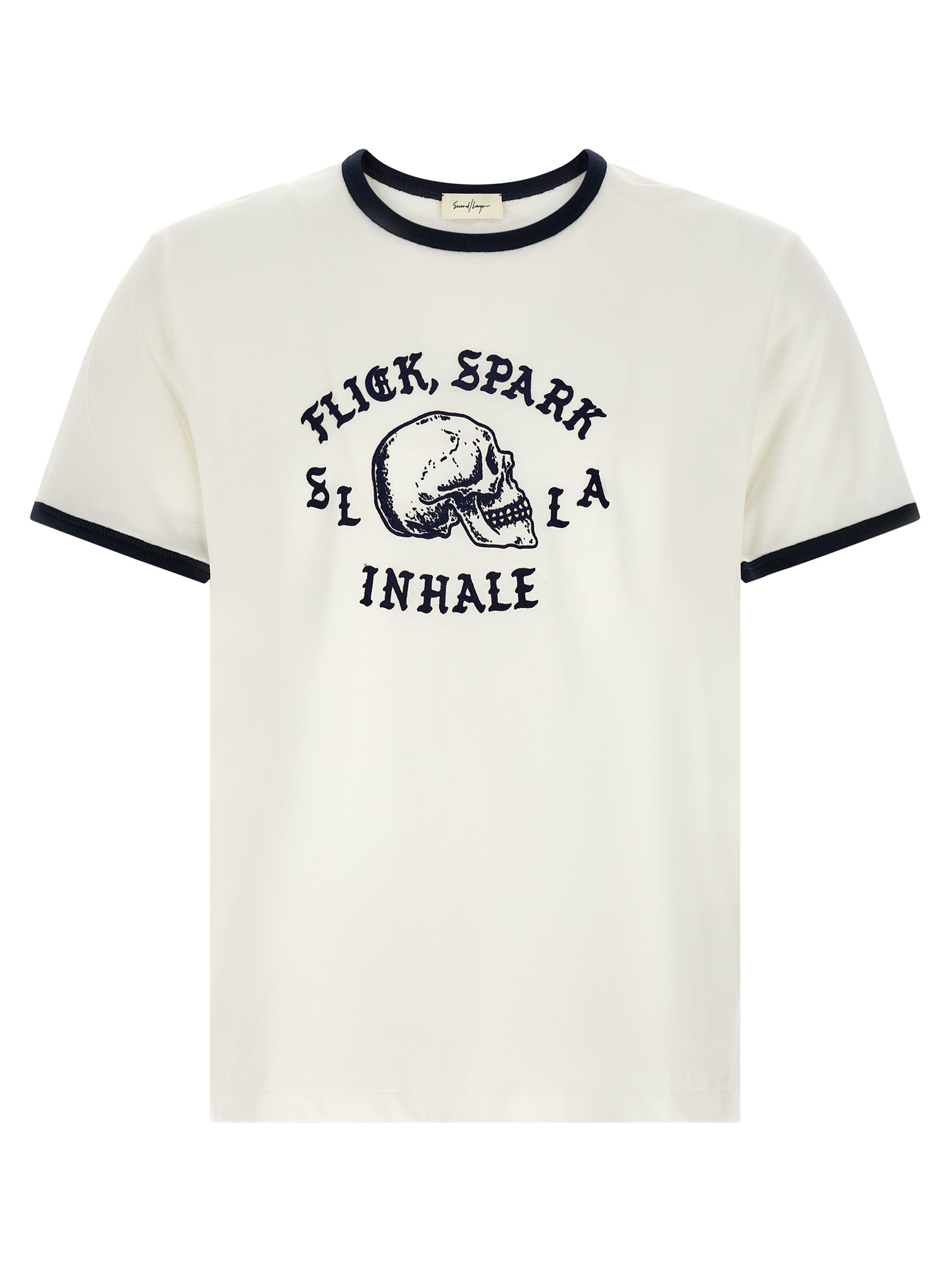 'Flick, Spark, Inhale Ringer' T-shirt