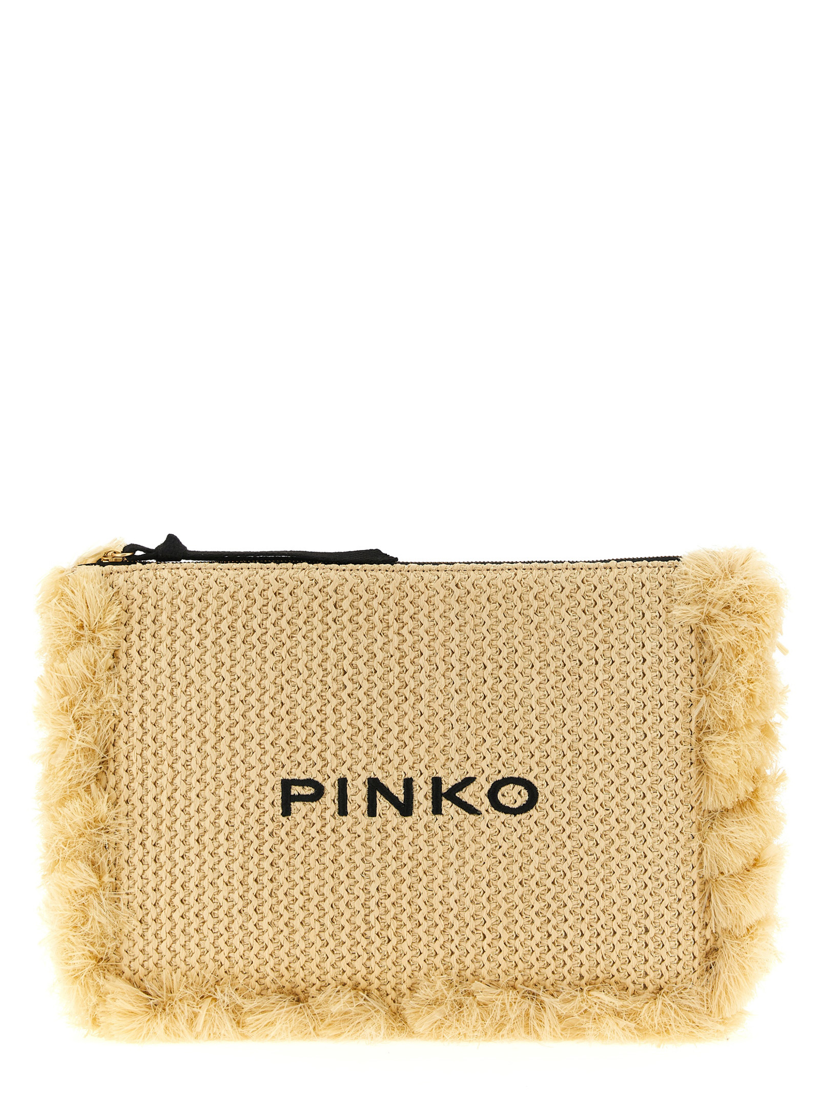 Raffia clutch