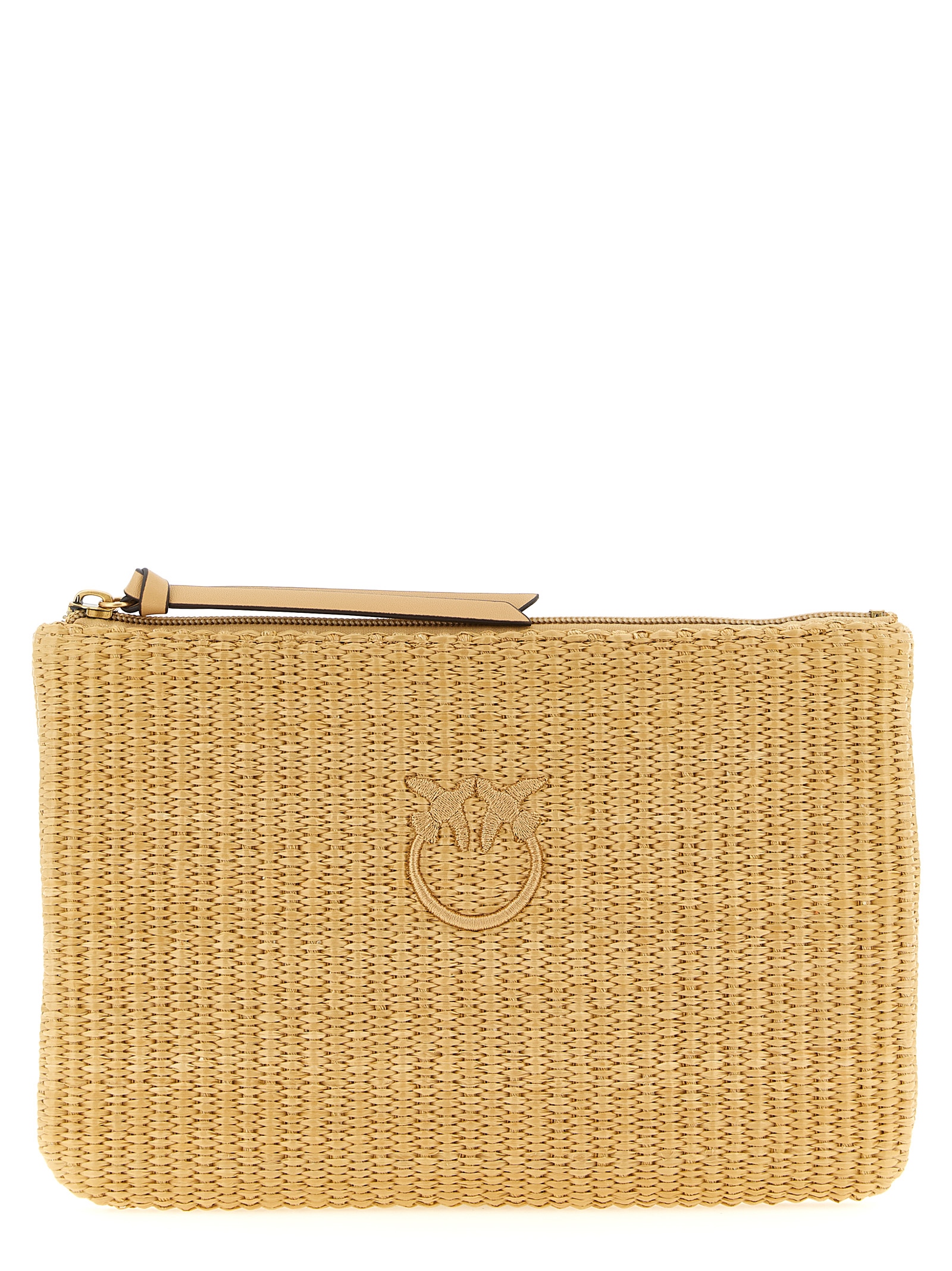 Raffia clutch