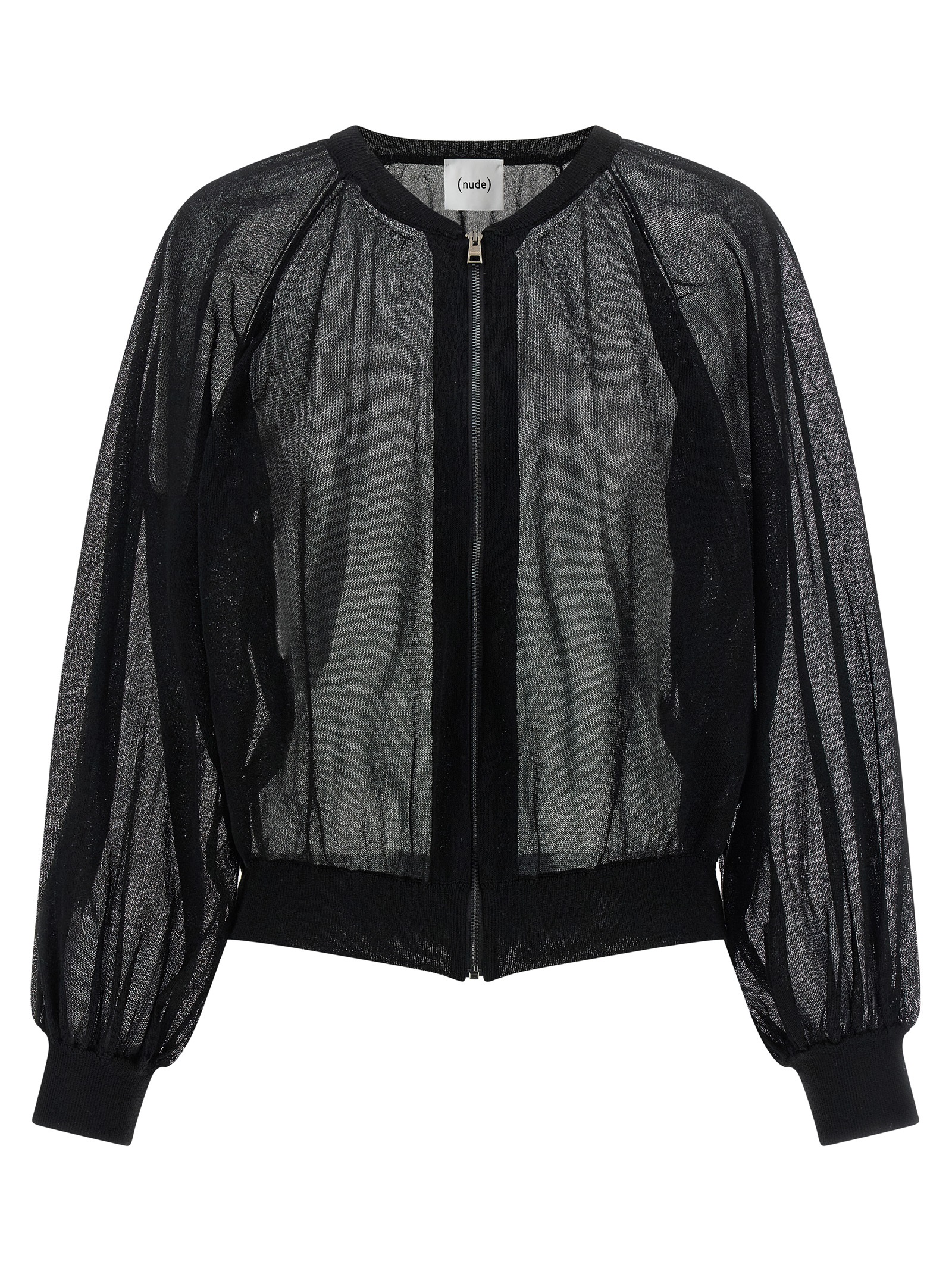 Cardigan bomber jacket