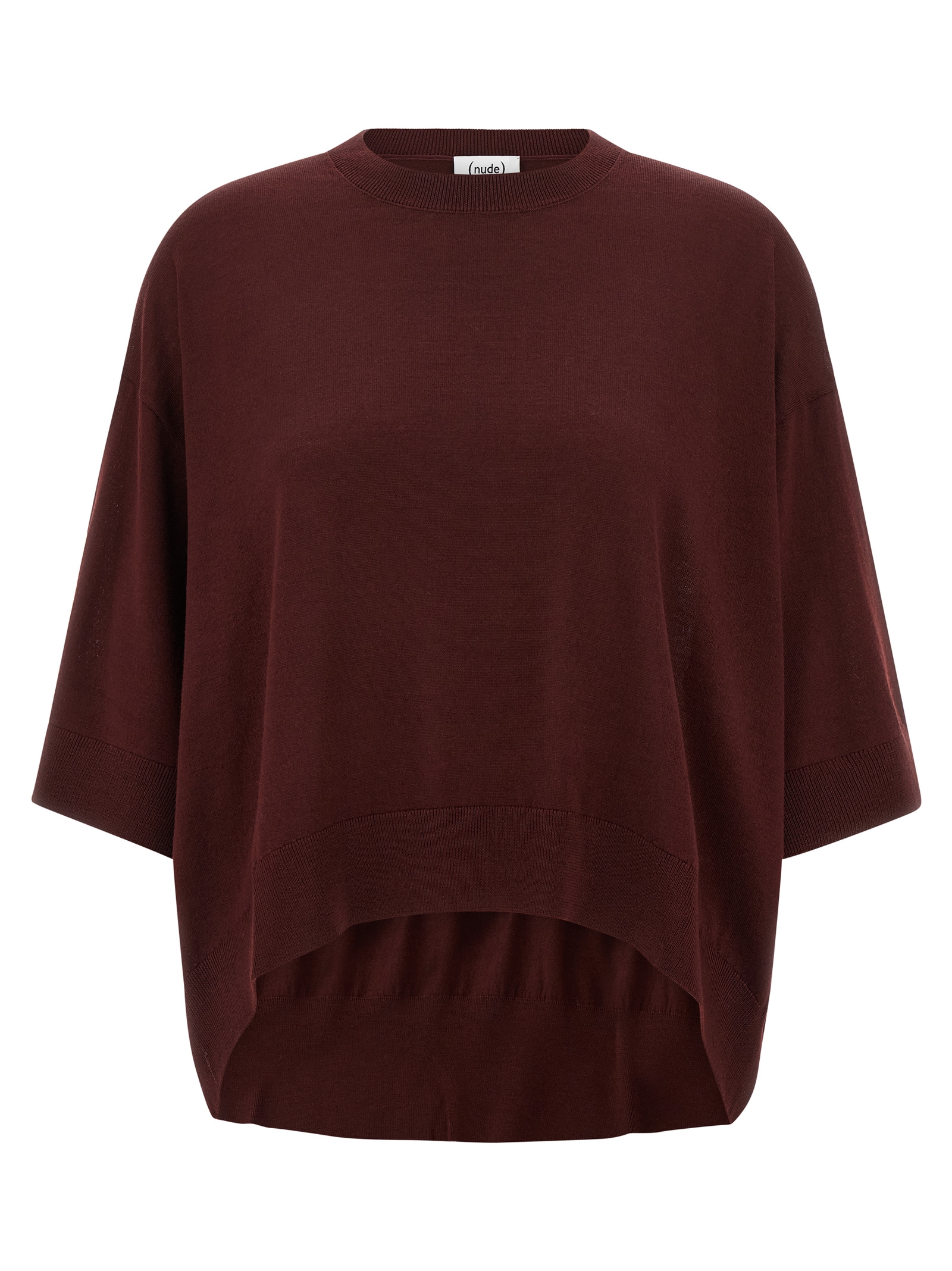 Cropped wool sweater