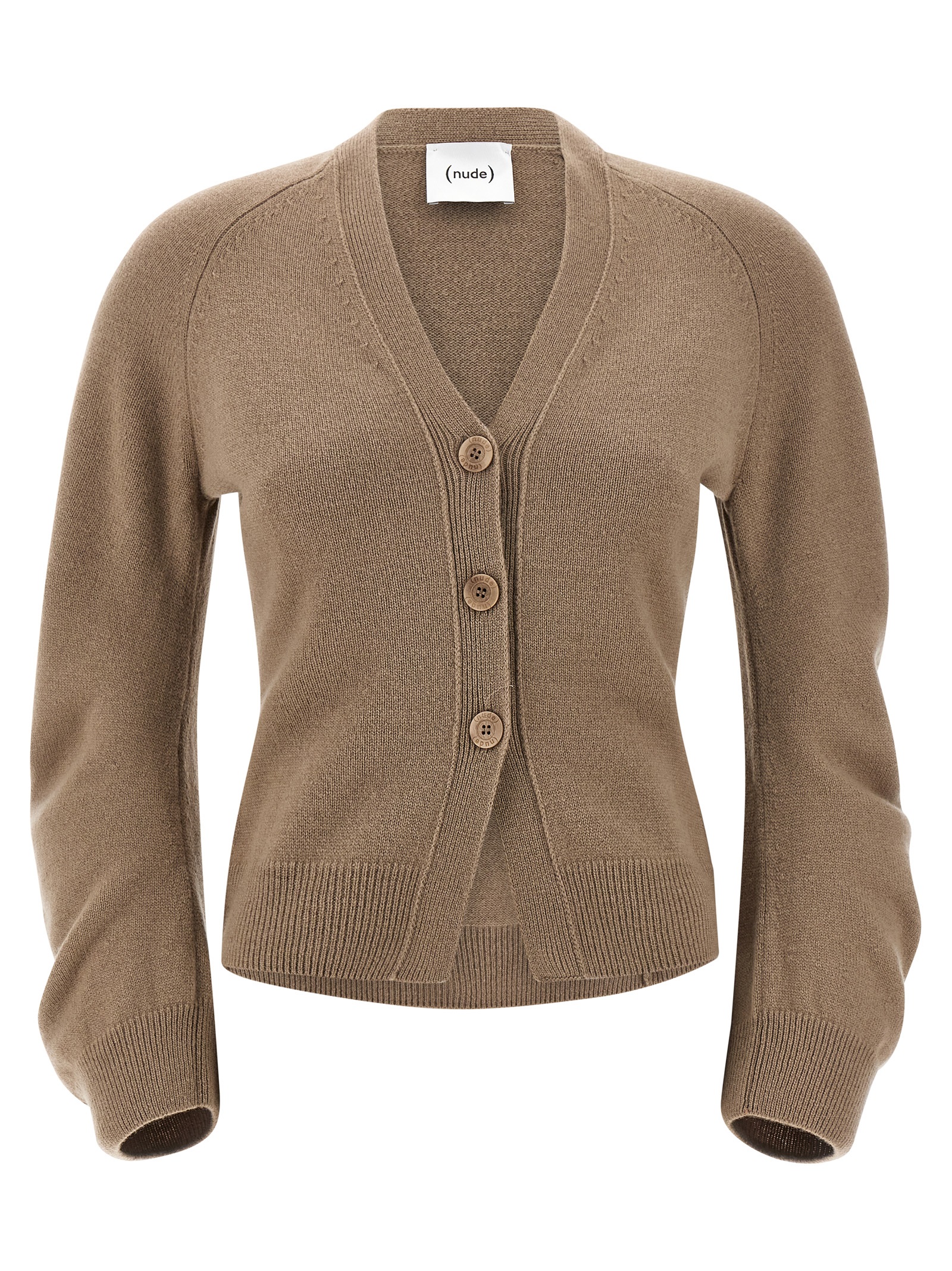 Curved sleeves cardigan