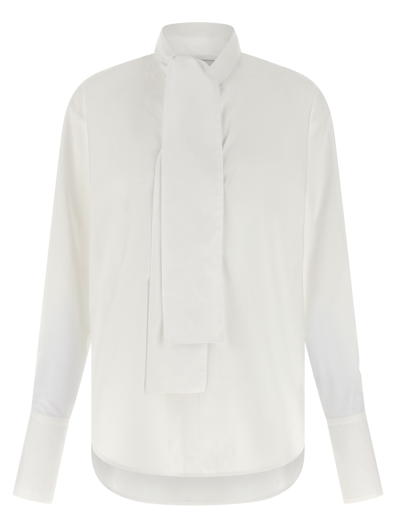 Lavallière collar shirt