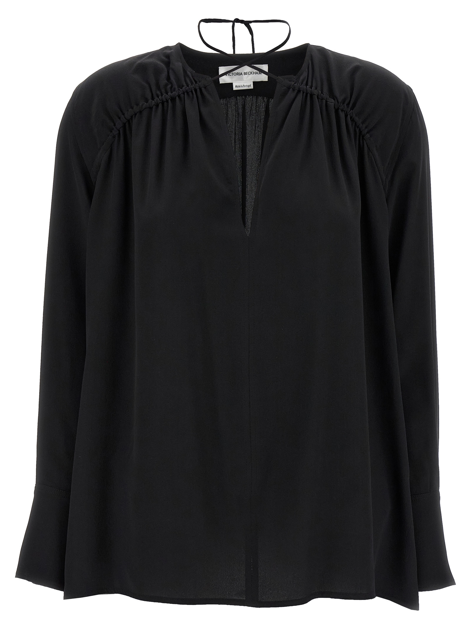 'Gather Detail Tie' blouse