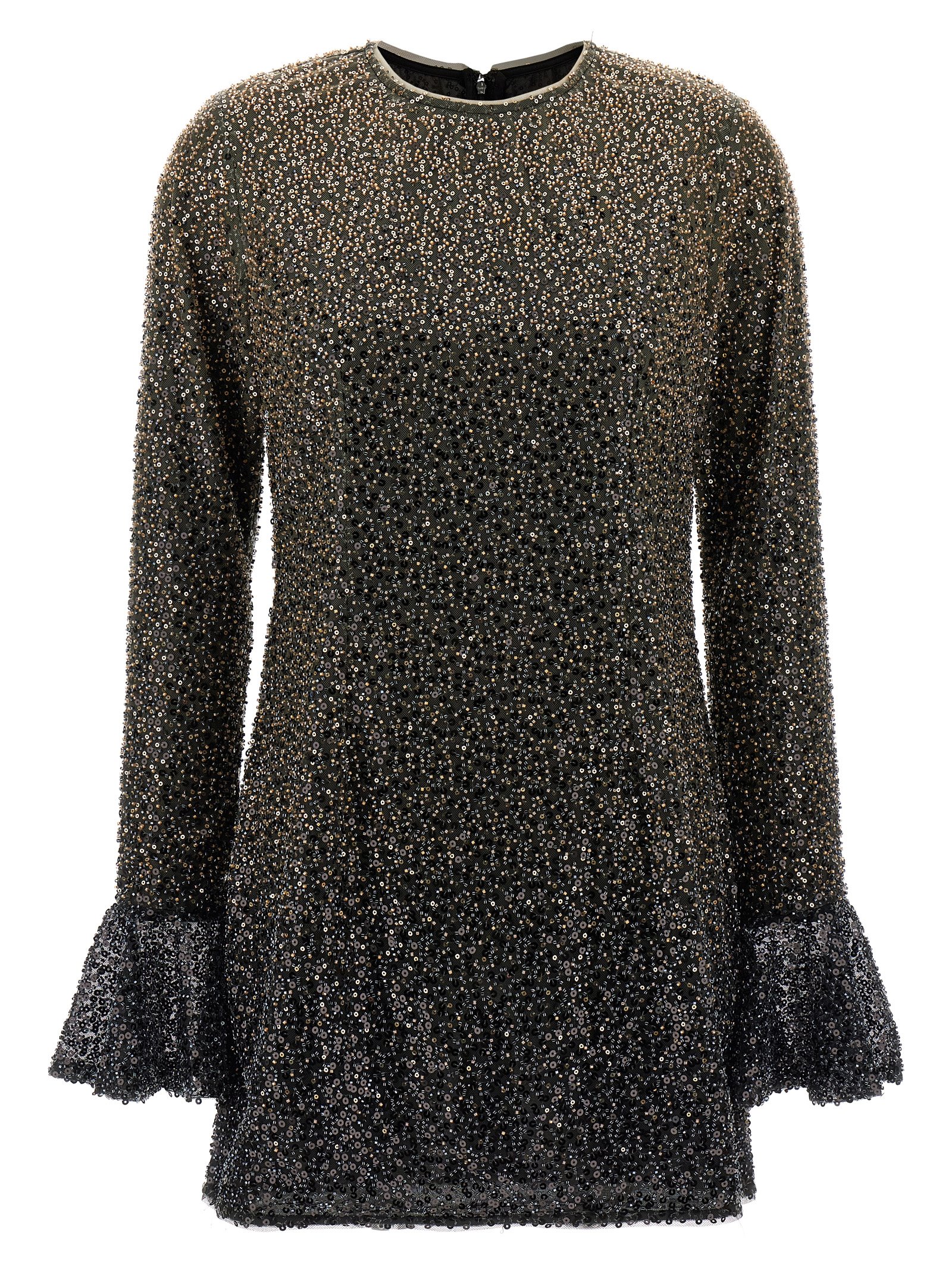 'Beaded Ls Mini' dress
