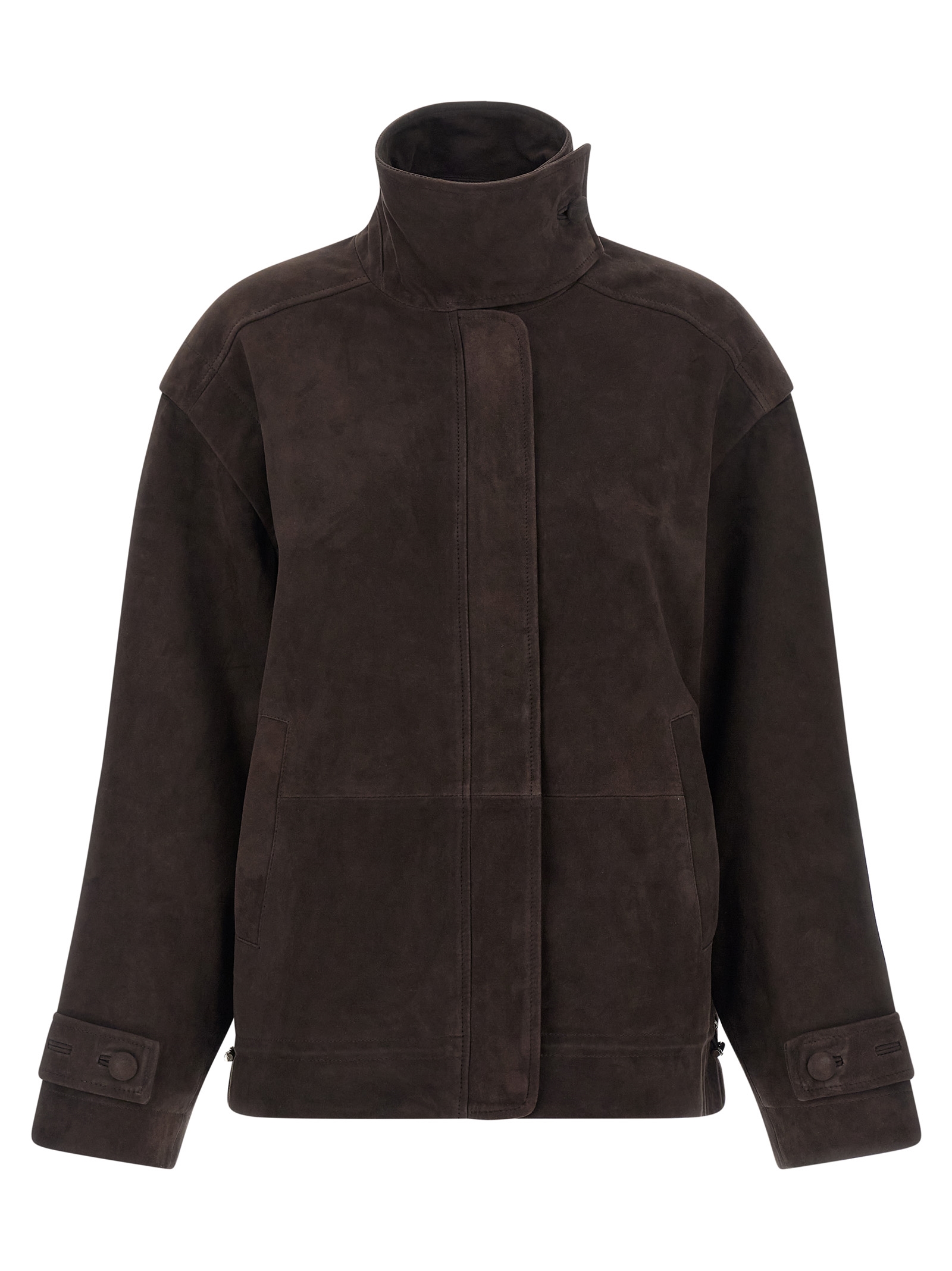 'Oversize leather' jacket