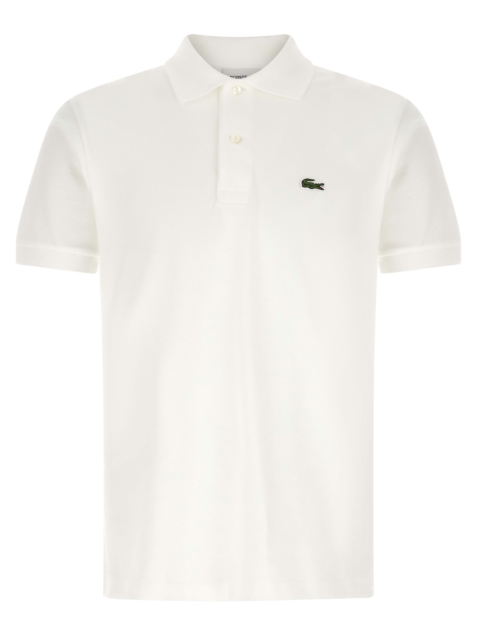 Logo patch polo shirt