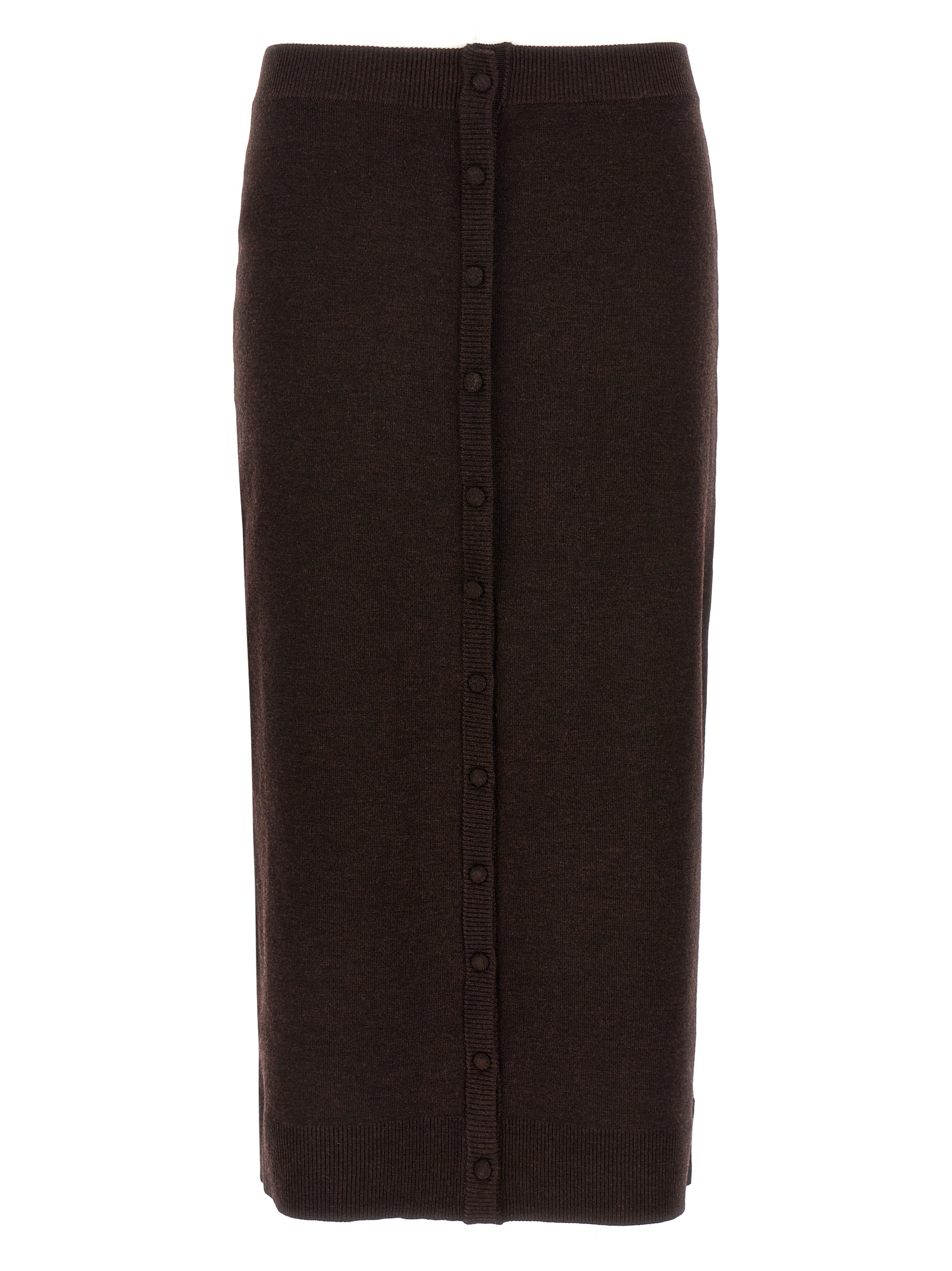 'bottoni' midi skirt