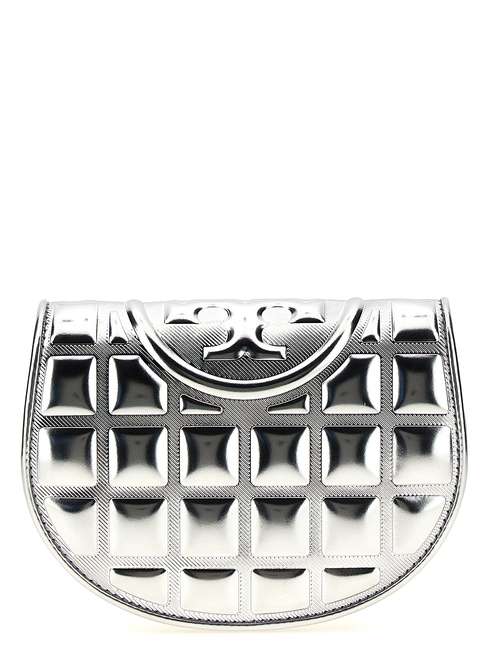 'Fleming Metallic Square Quilt' wallet on chain