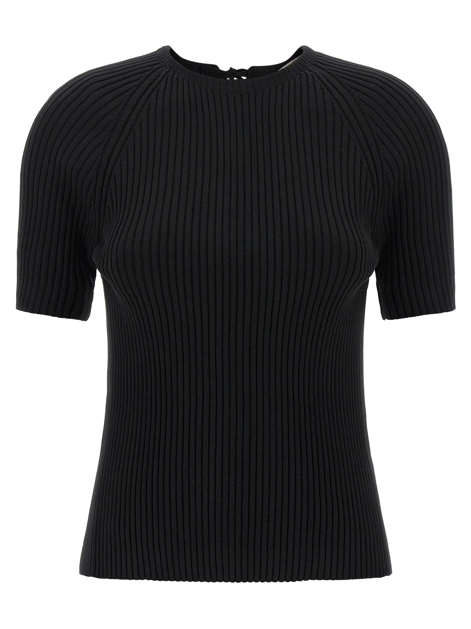 Back closure sweater