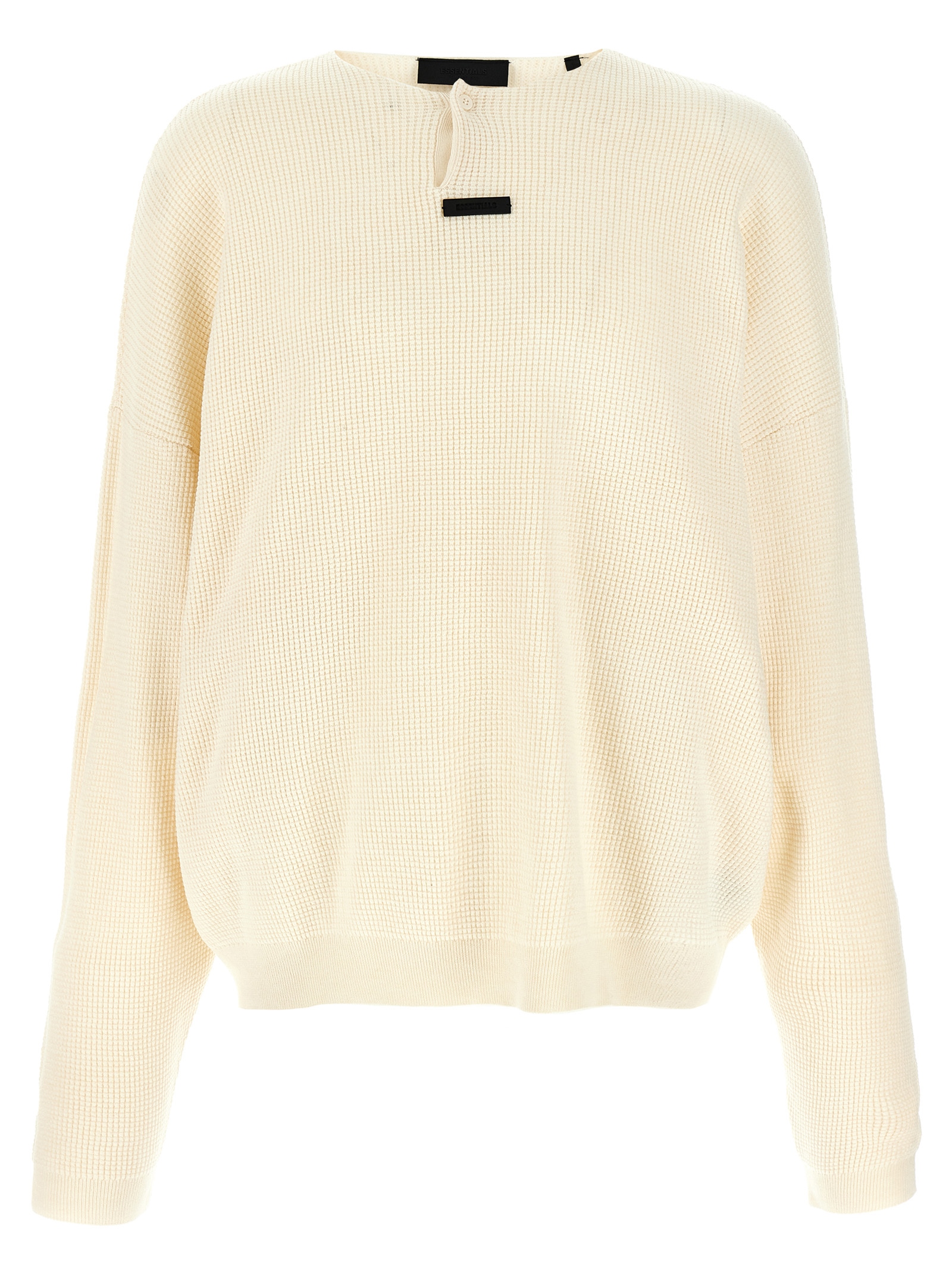 'Waffle Henley' sweater