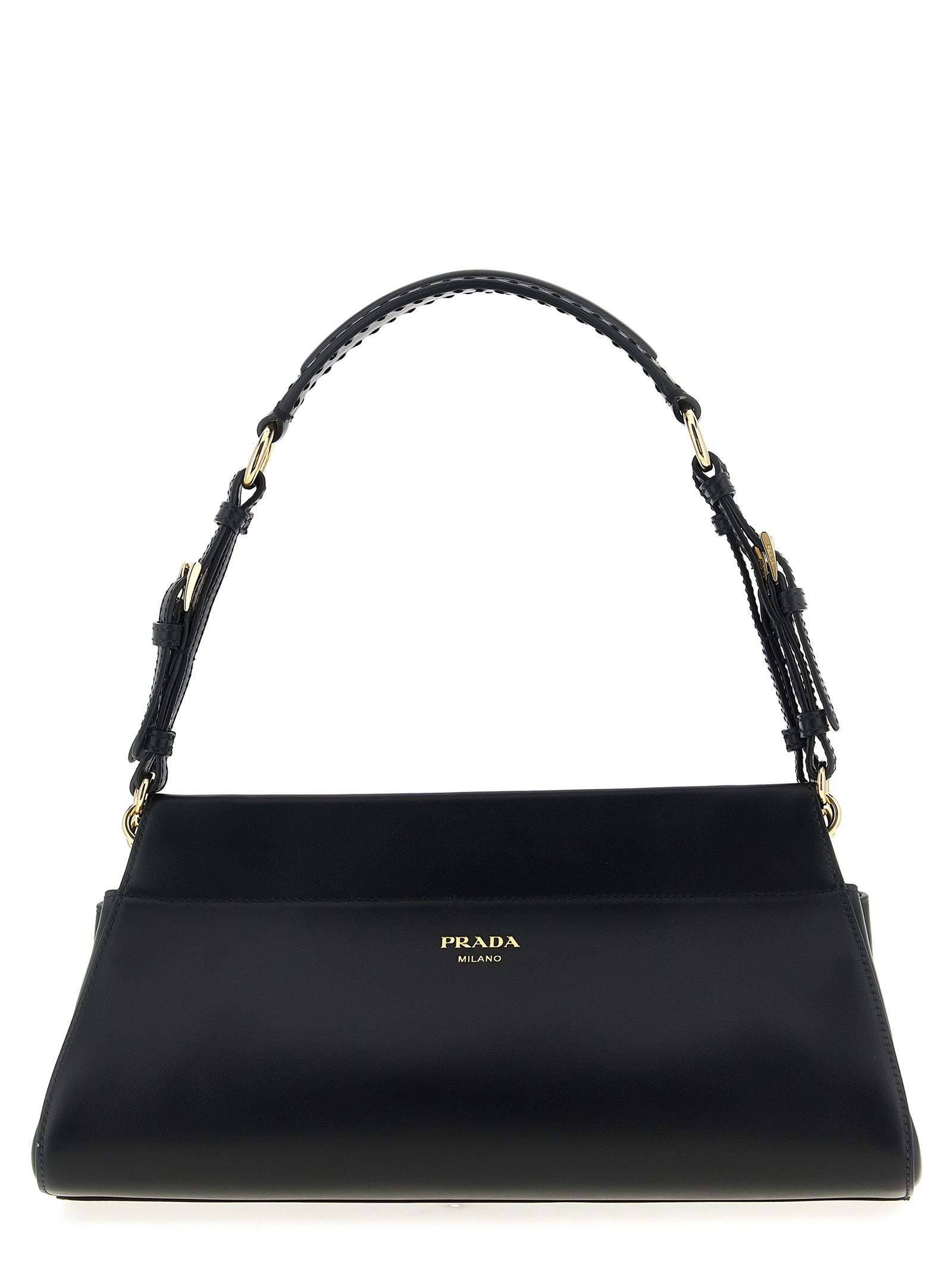 Nappa shoulder bag