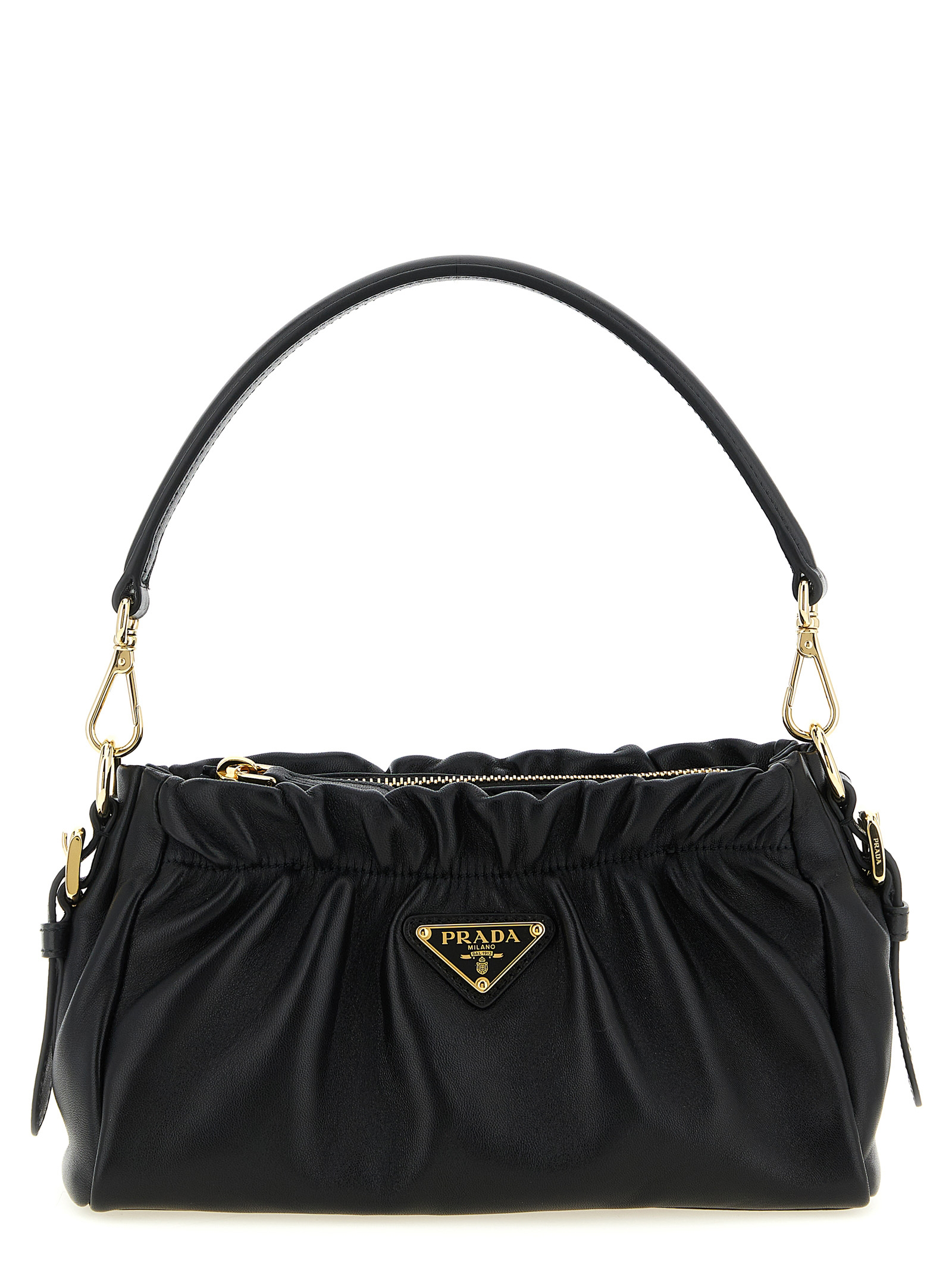 Leather shoulder bag