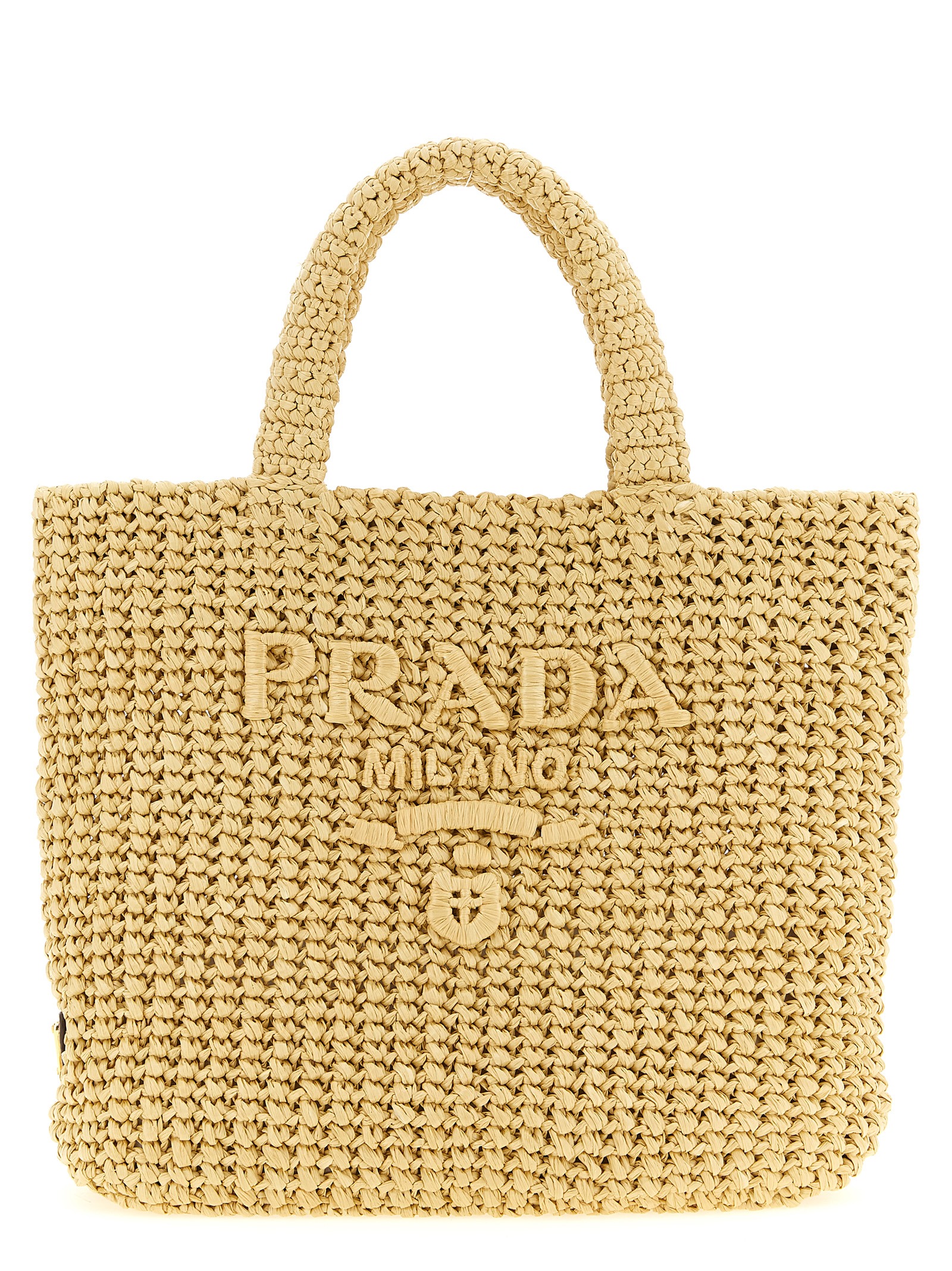 Raffia handbag