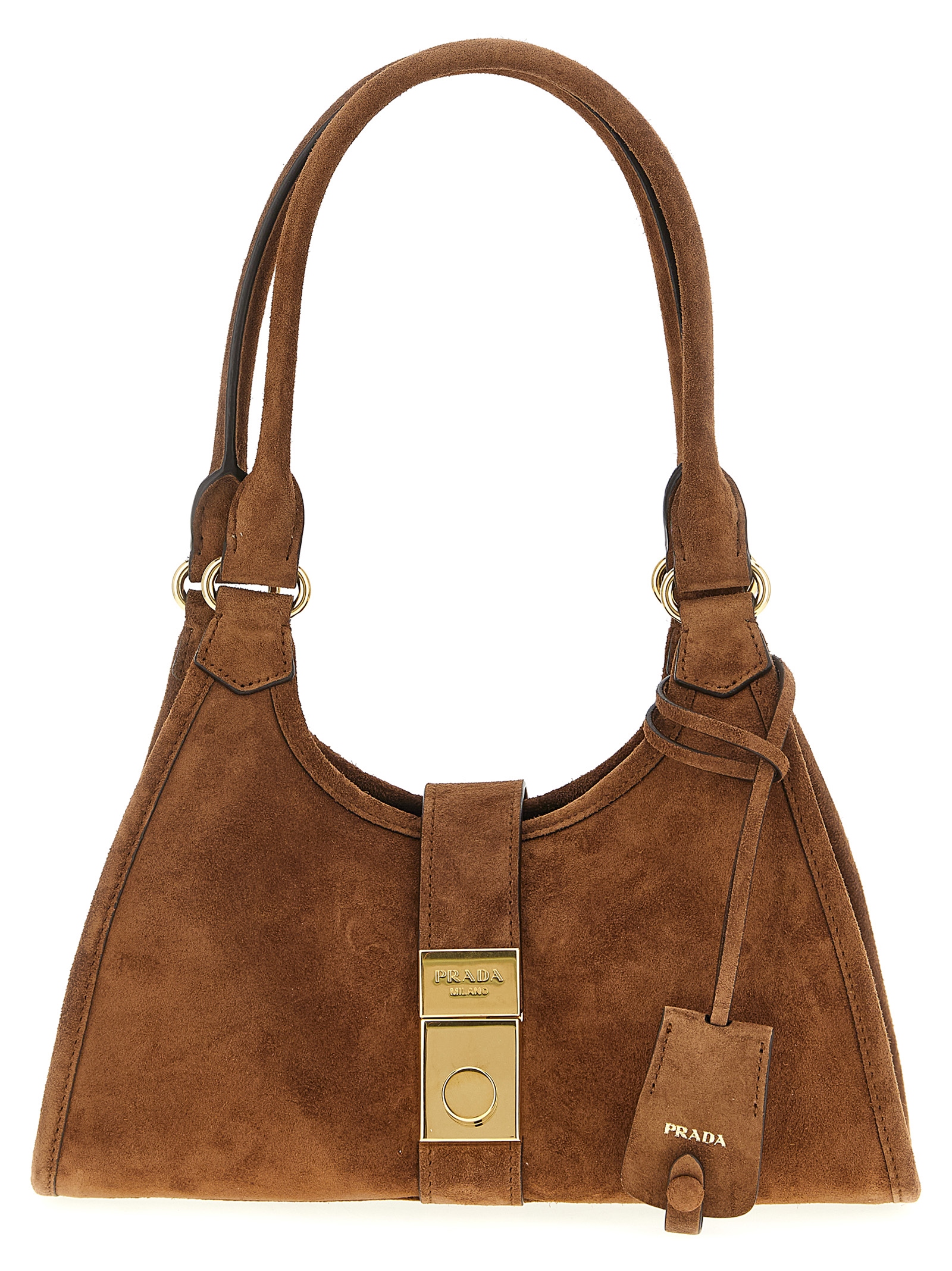 Small Suede shopping bag