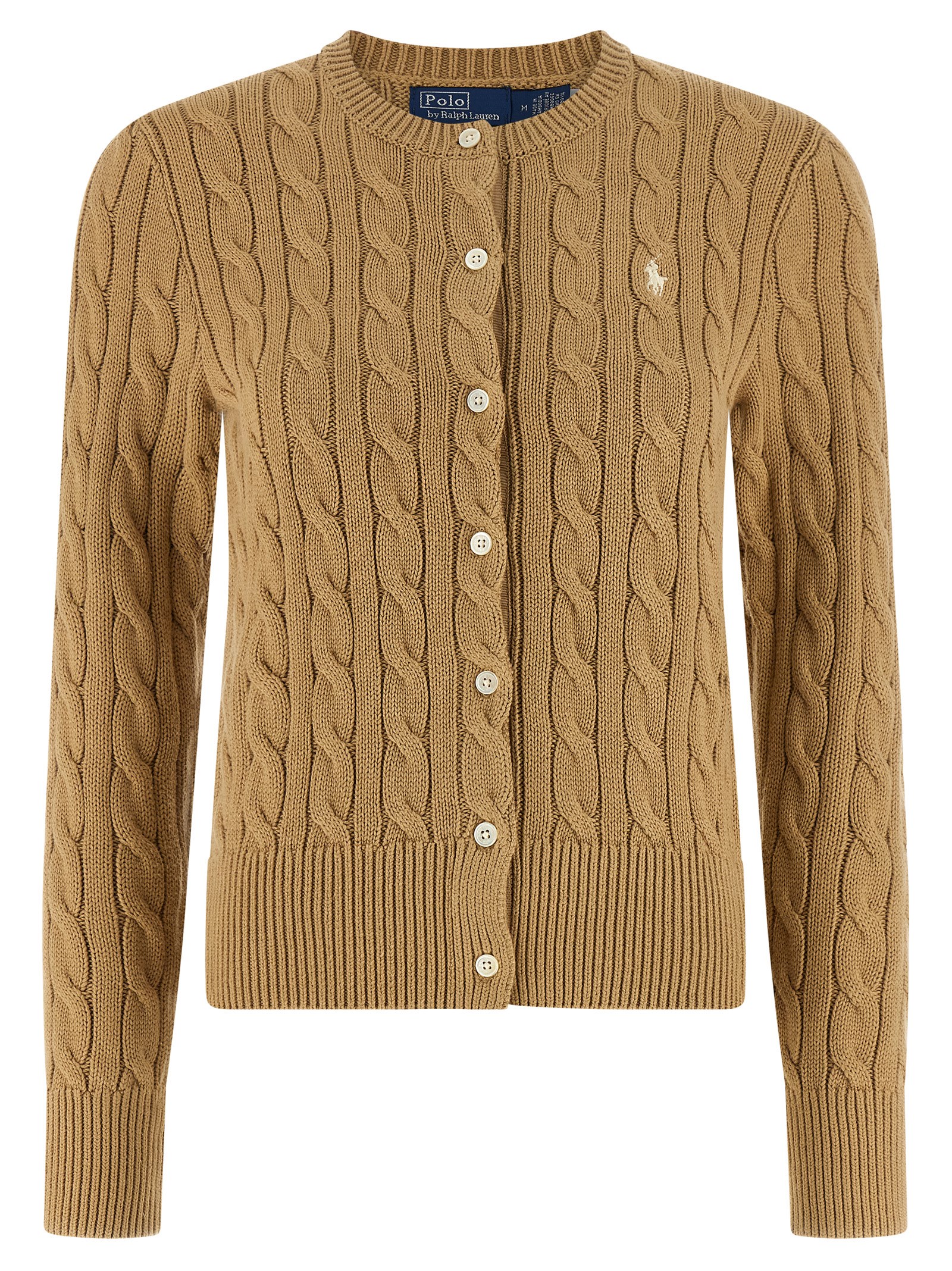 Cotton cable cardigan