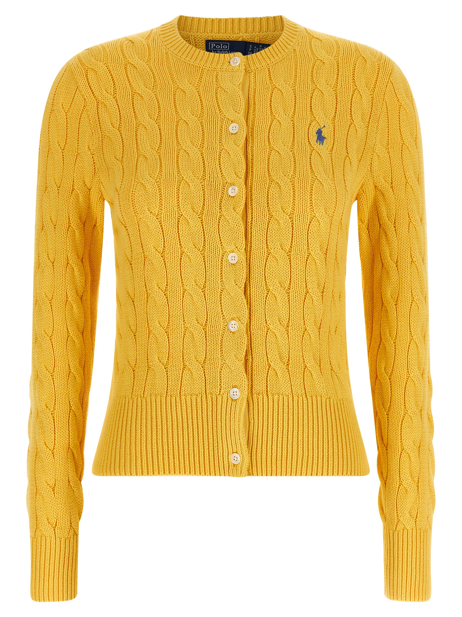 Cotton cable cardigan