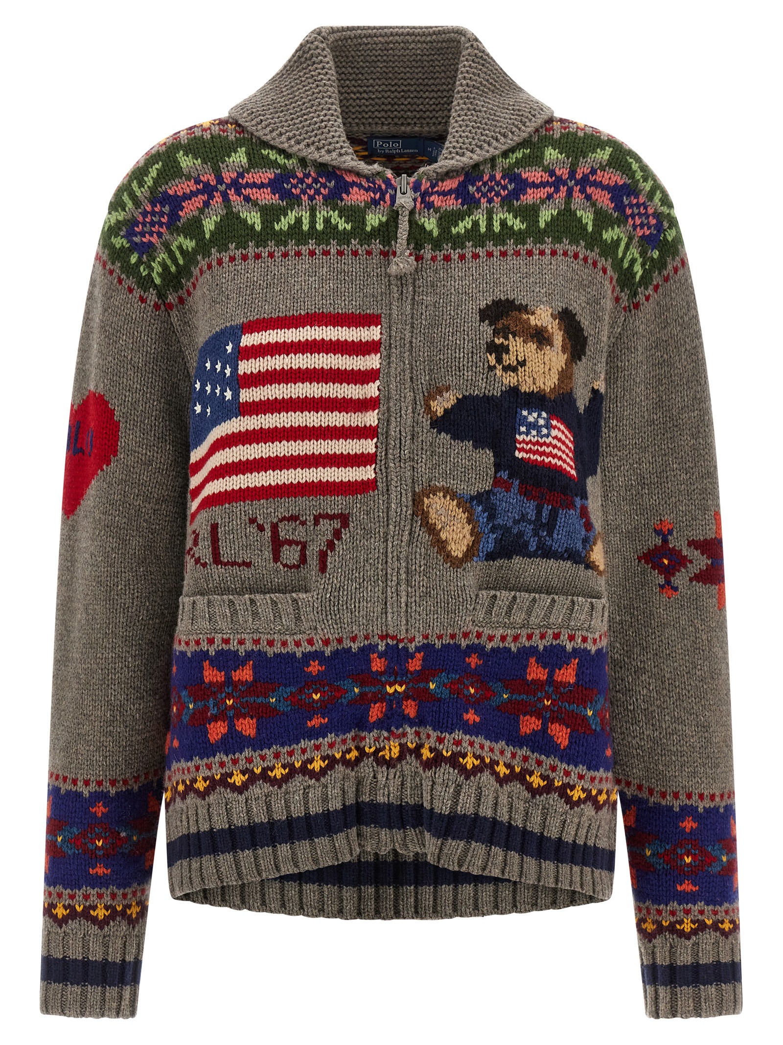 'Polo Bear' cardigan