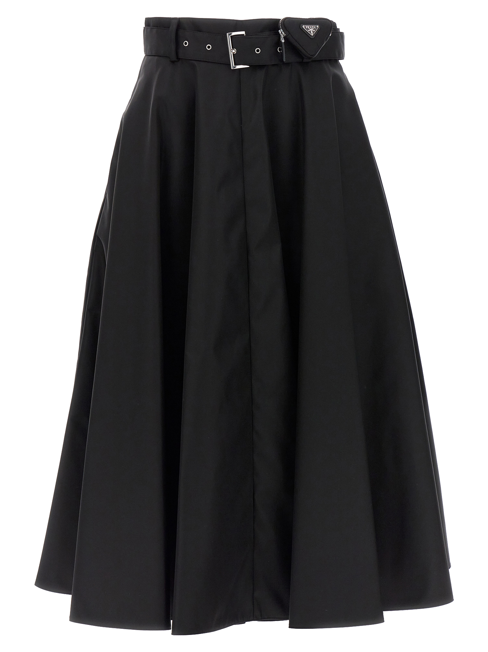 Re-Nylon midi skirt