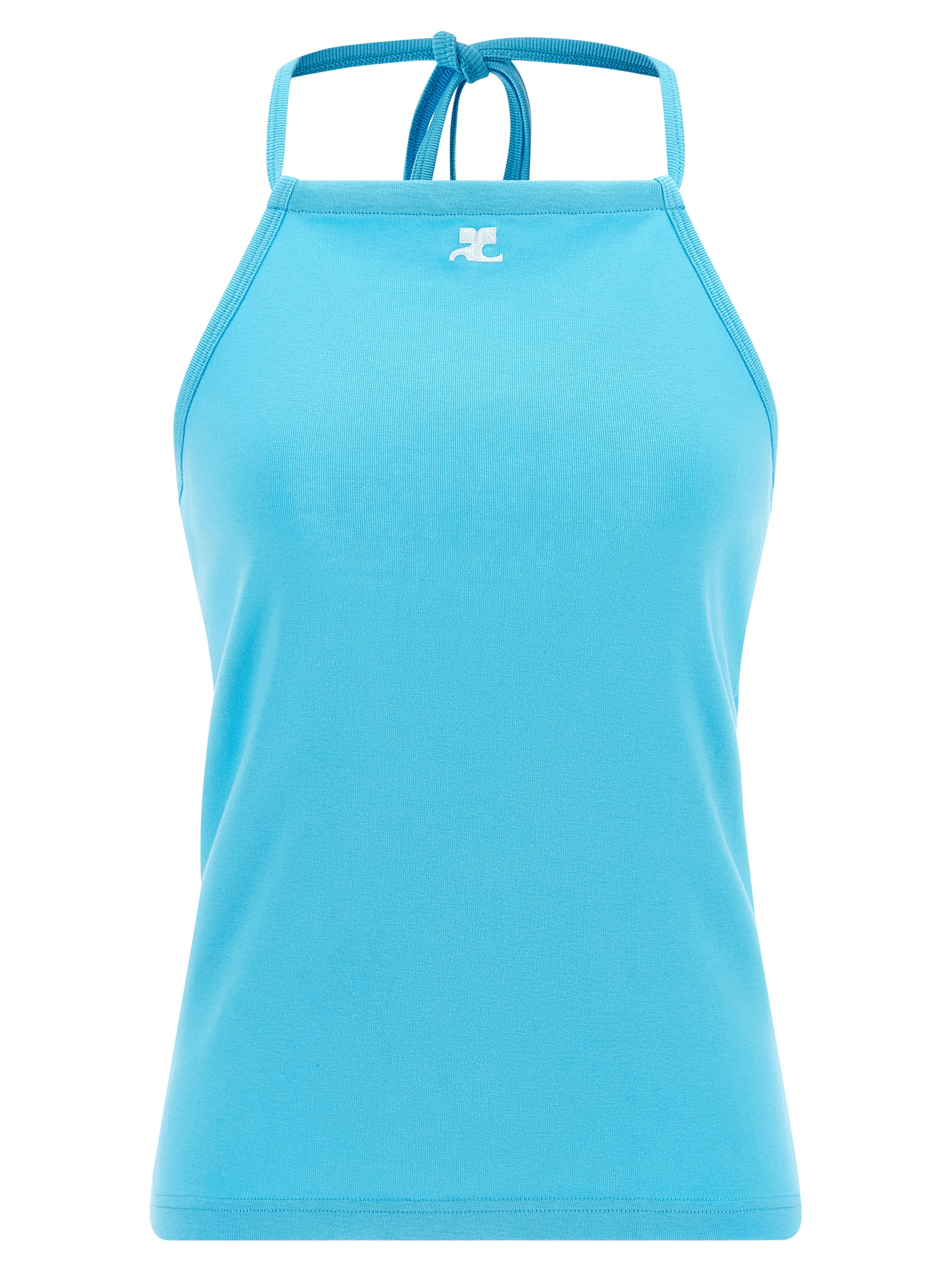 Logo embroidery tank top