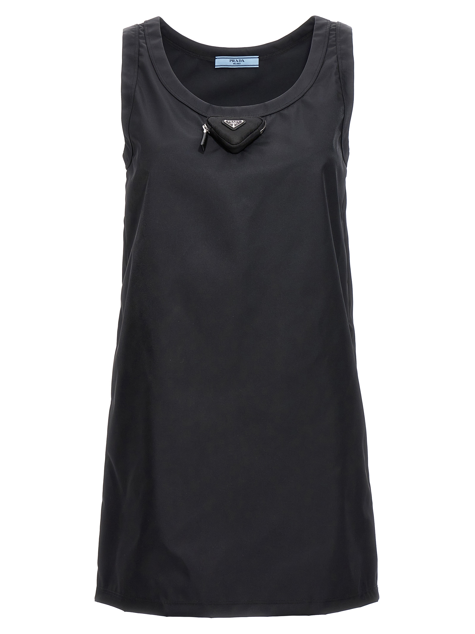 Re-Nylon logo pouch dress