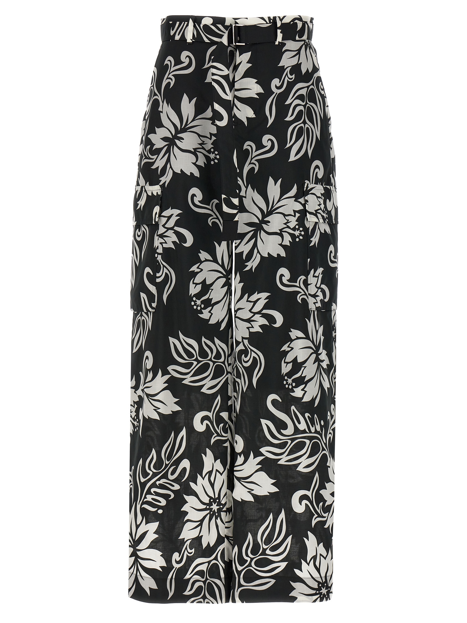 Floral print trousers