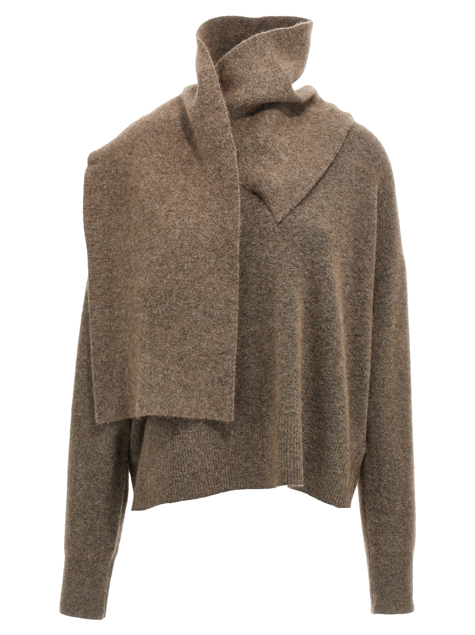 'Draped Scarf' sweater