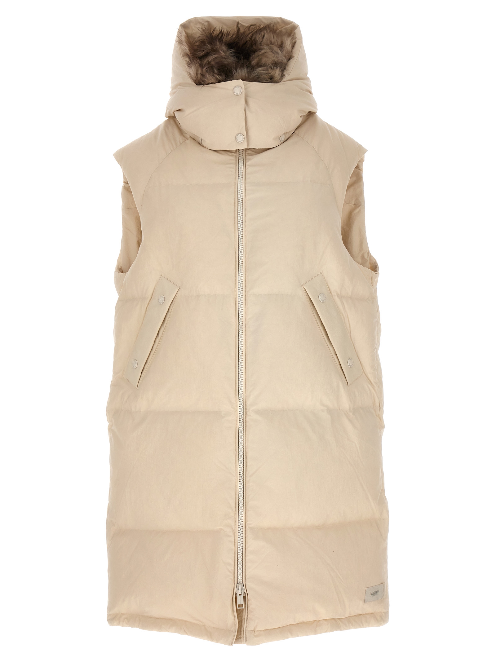 Long pile insert vest
