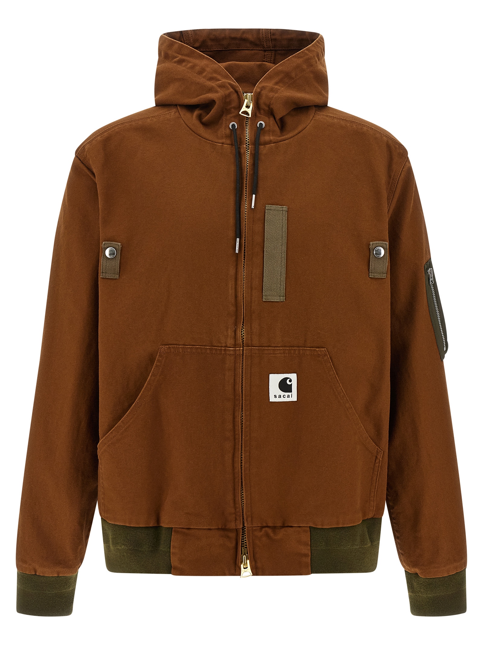Sacai x Carhartt Wip capsule hooded bomber jacket