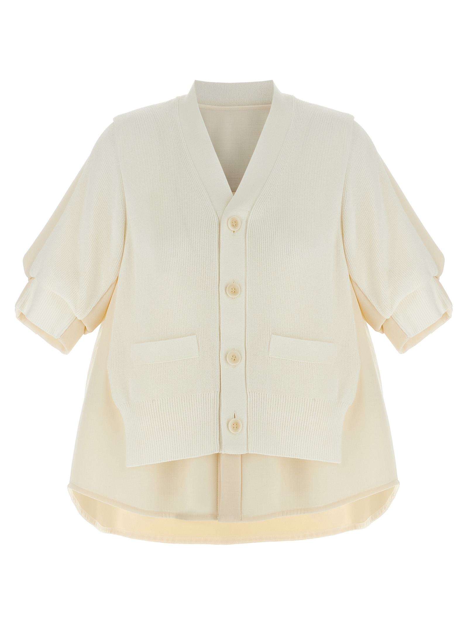 'Suiting Mix Knit' cardigan