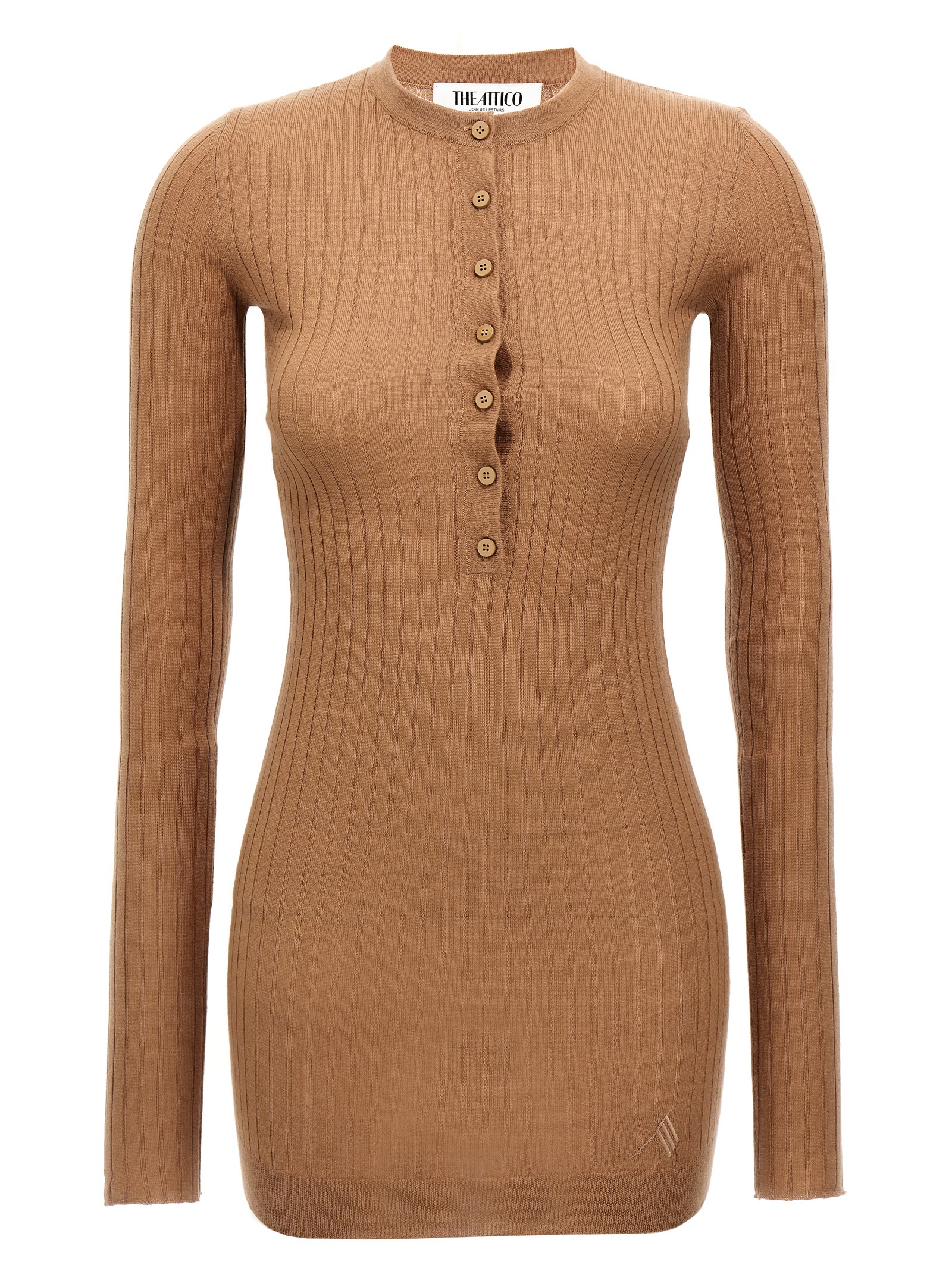 Ribbed mini dress