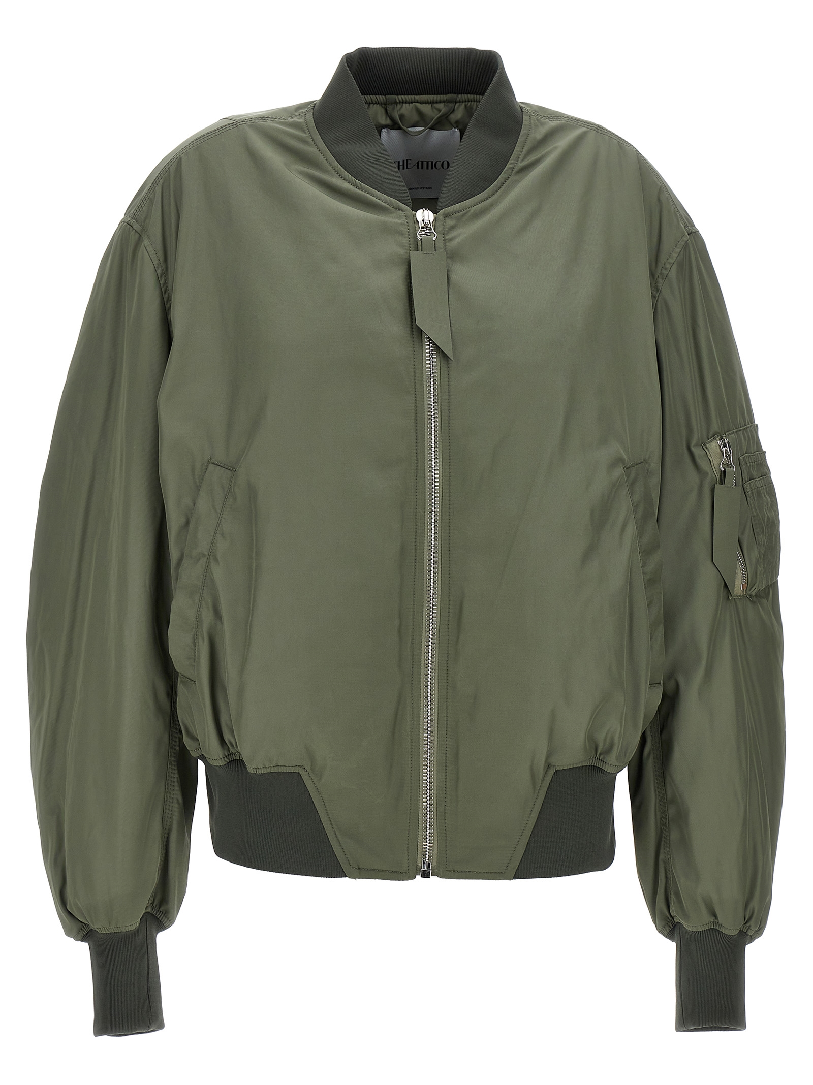 Nylon bomber jacket