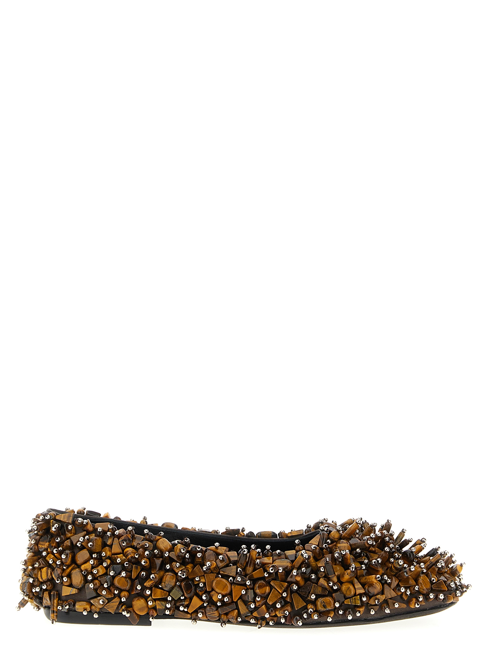 Beaded ballet flats