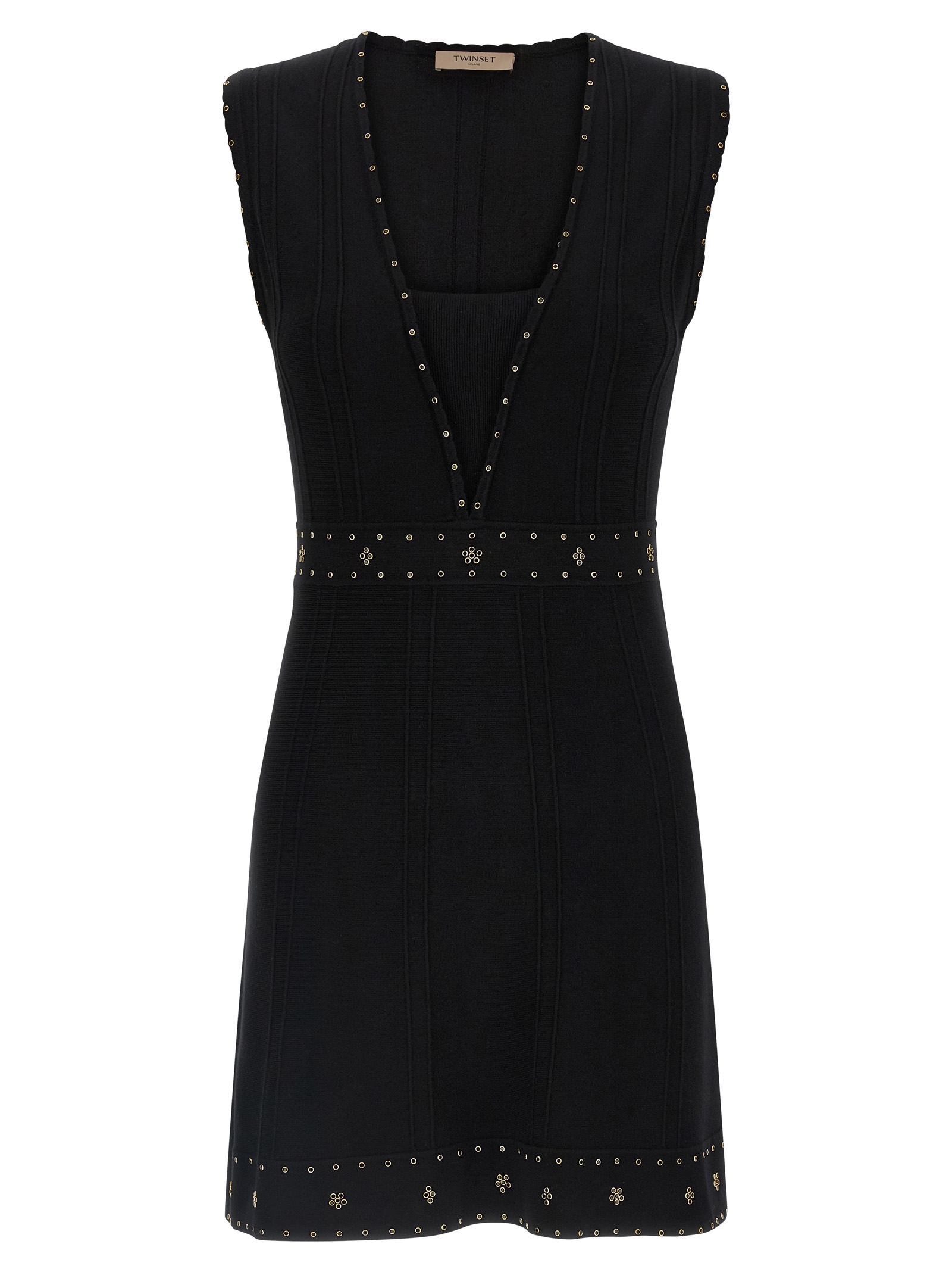 Rhinestone studded dress