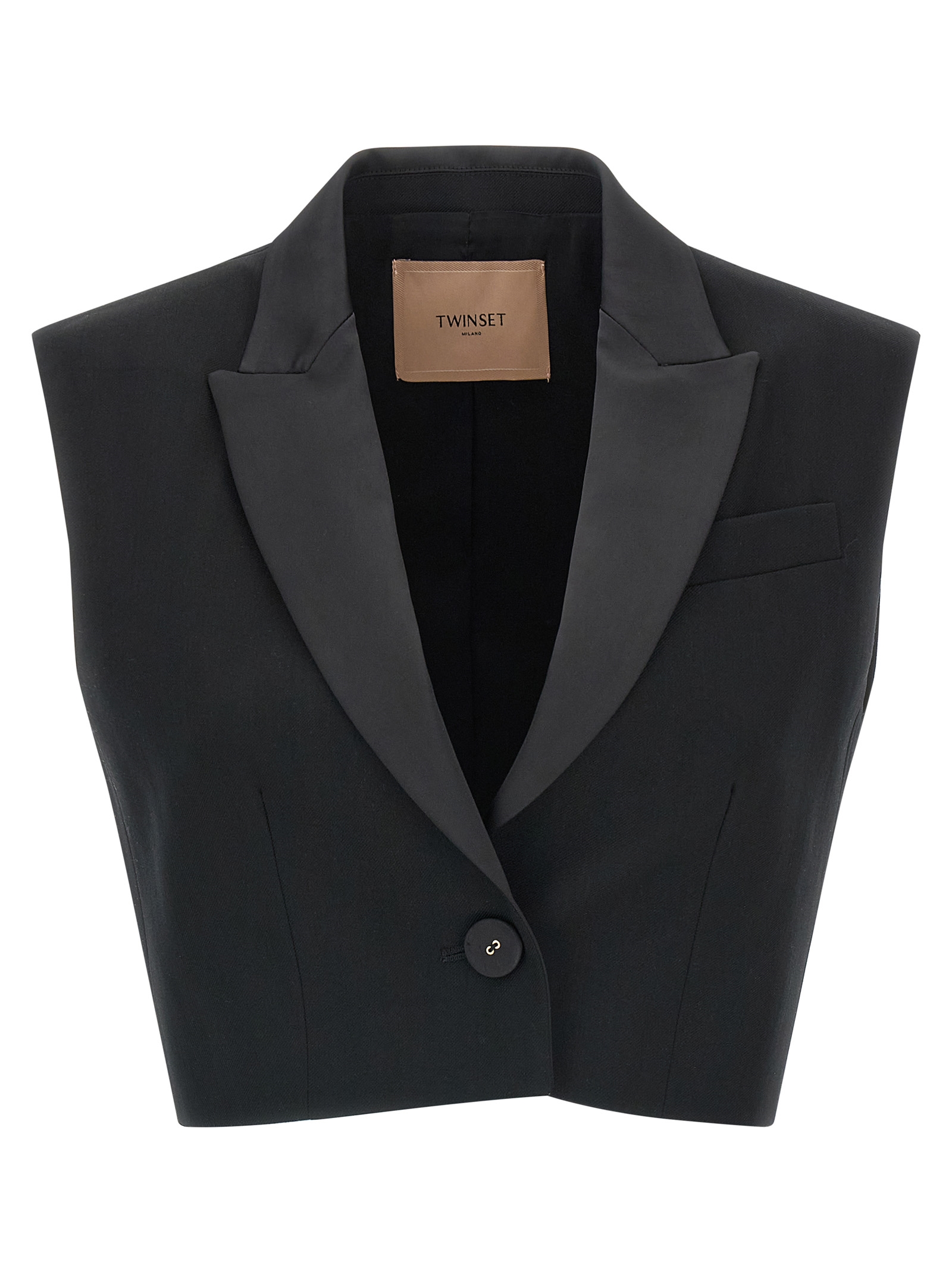 Cropped vest