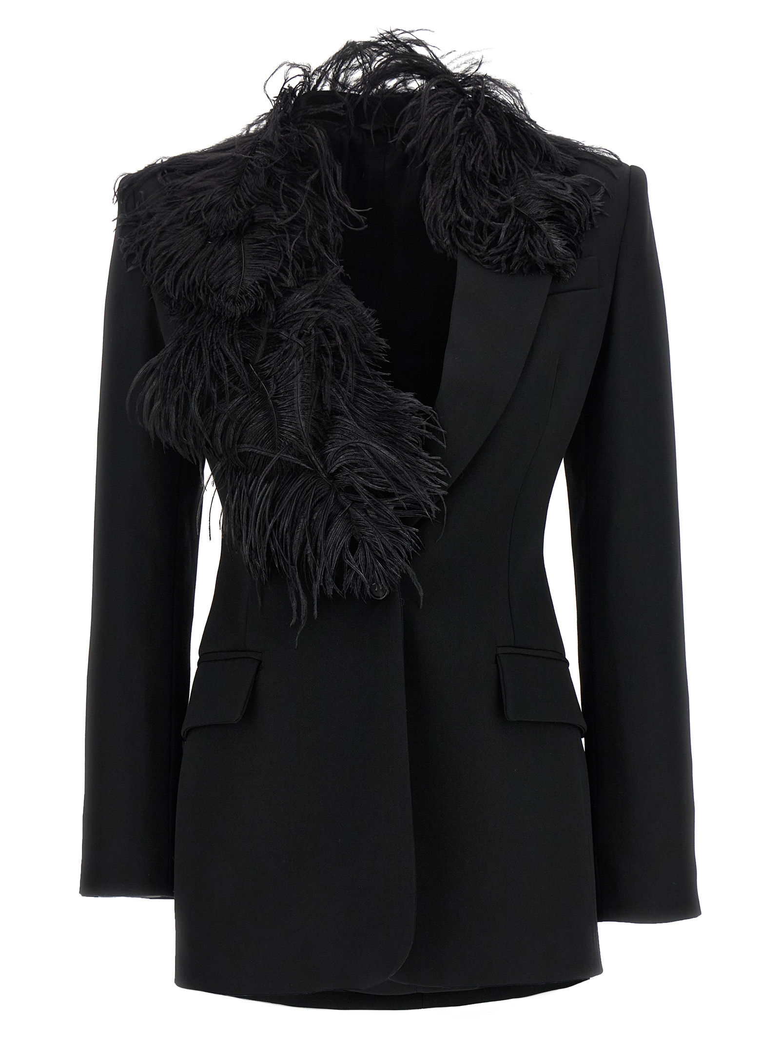 Feather blazer
