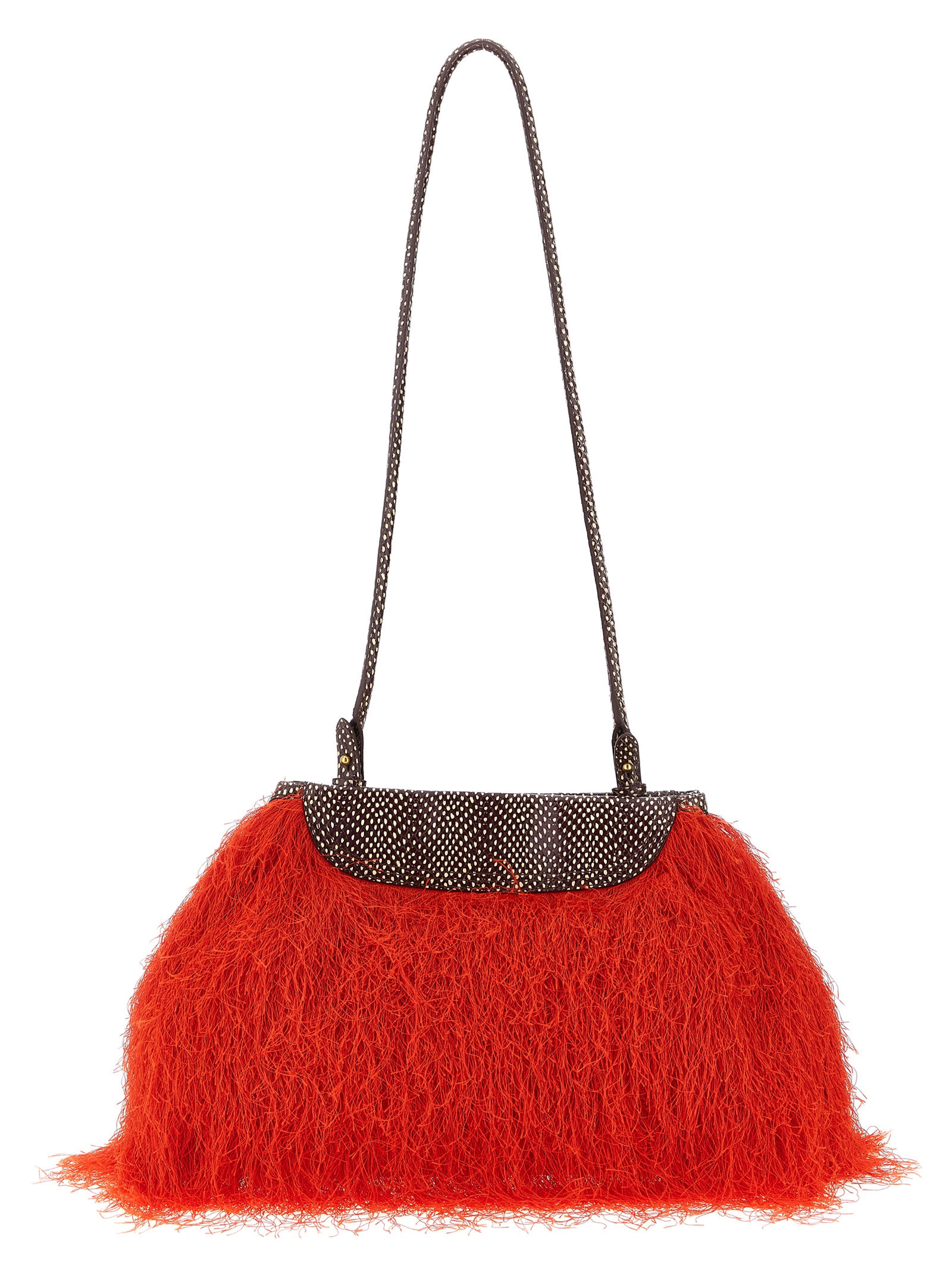 Fringed clutch