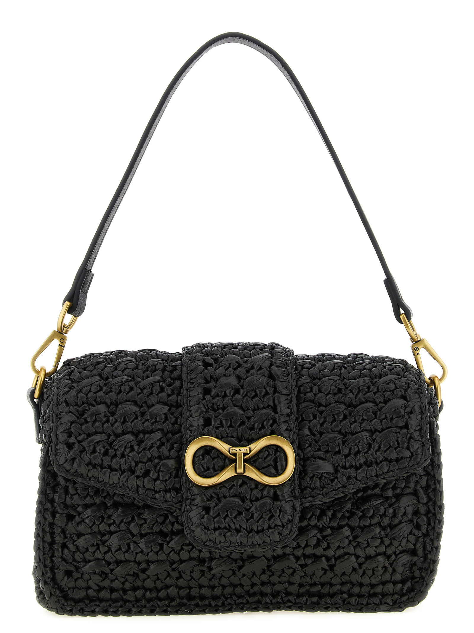 Raffia crossbody bag