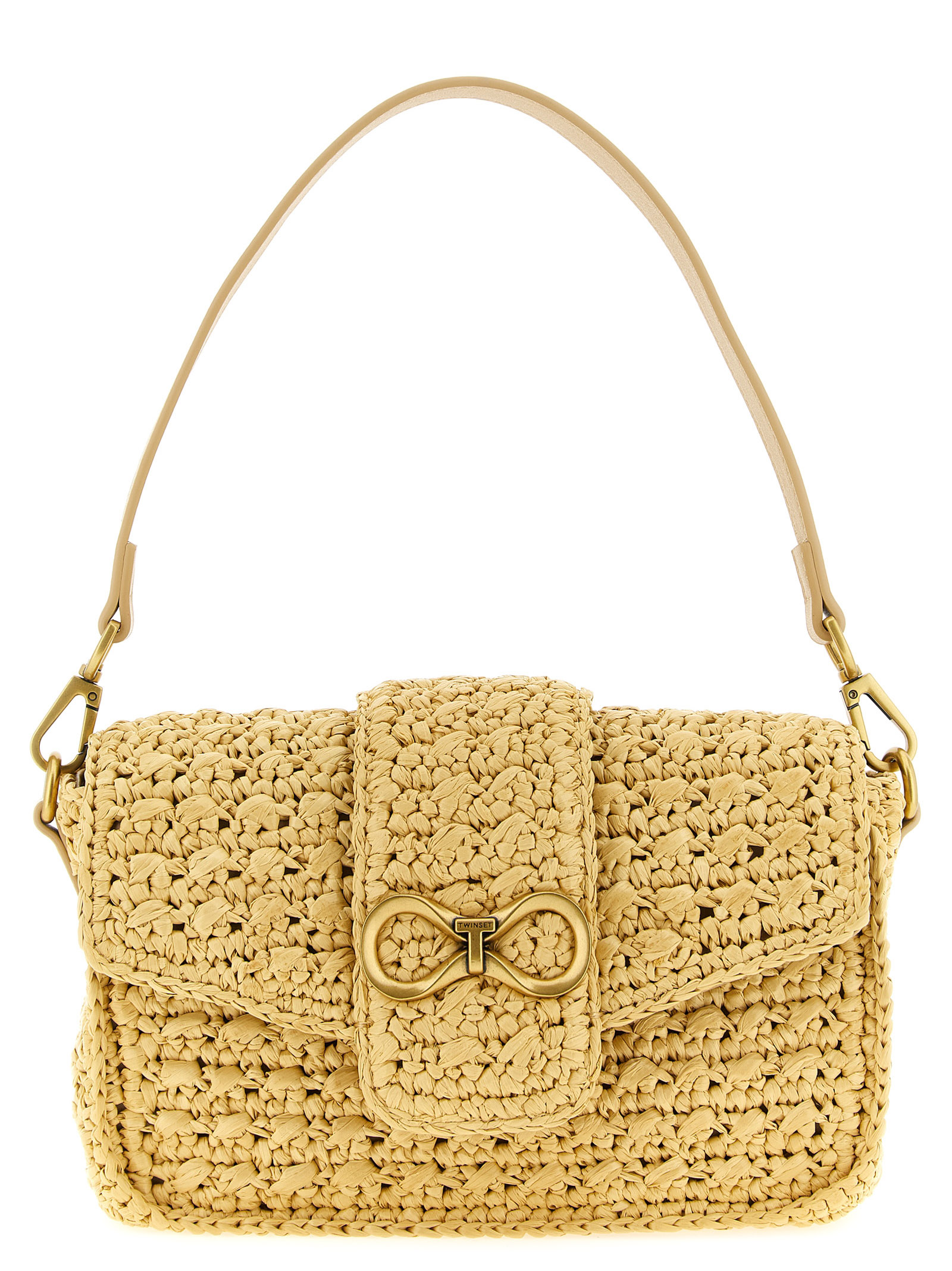 Raffia crossbody bag
