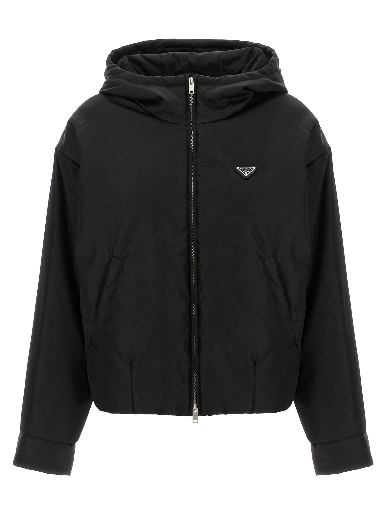 Re-Nylon hooded jacket